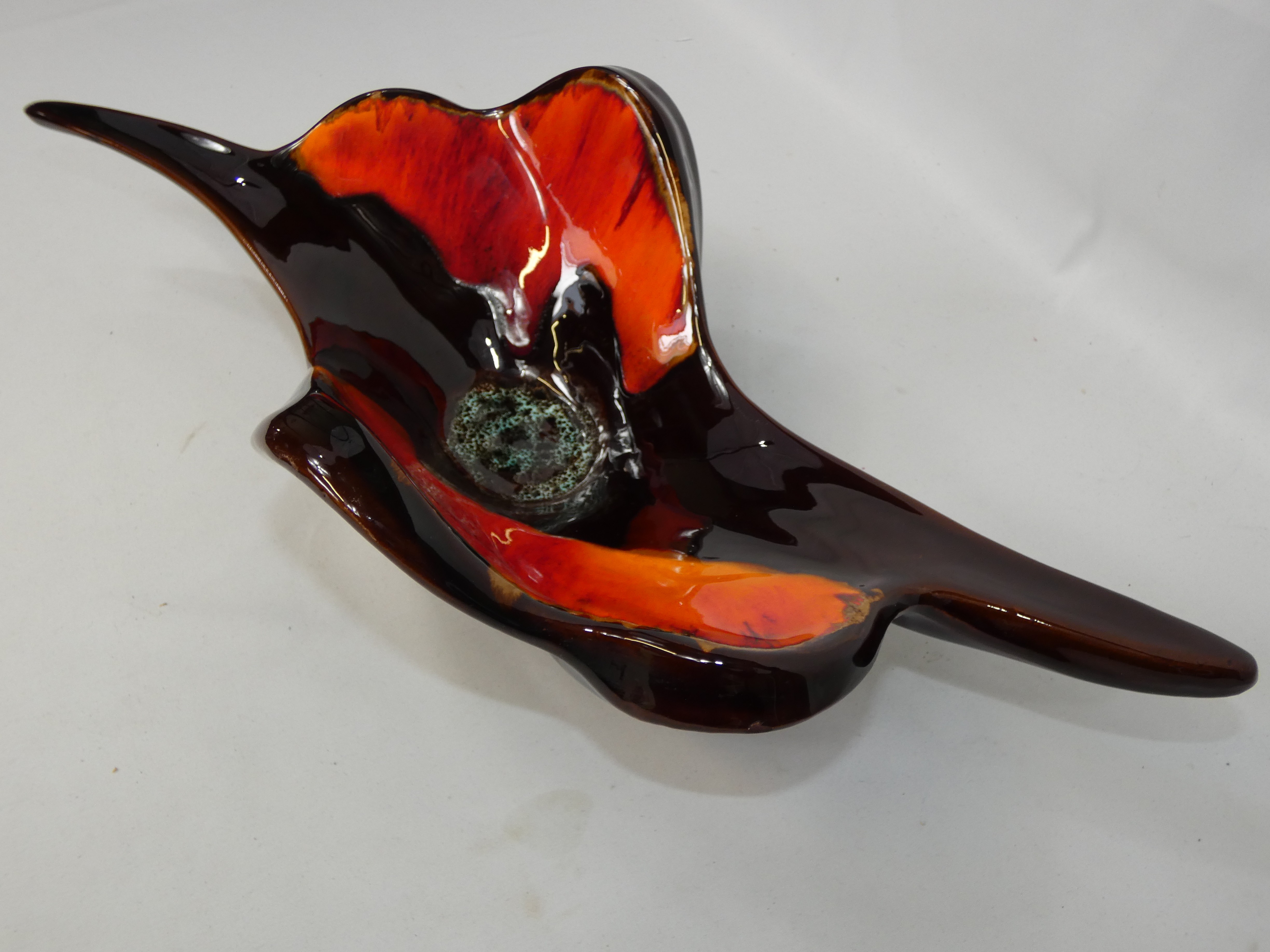 Magnifique coupe à fruits en céramique de style Vallauris Très bon état - Vue 2 - 