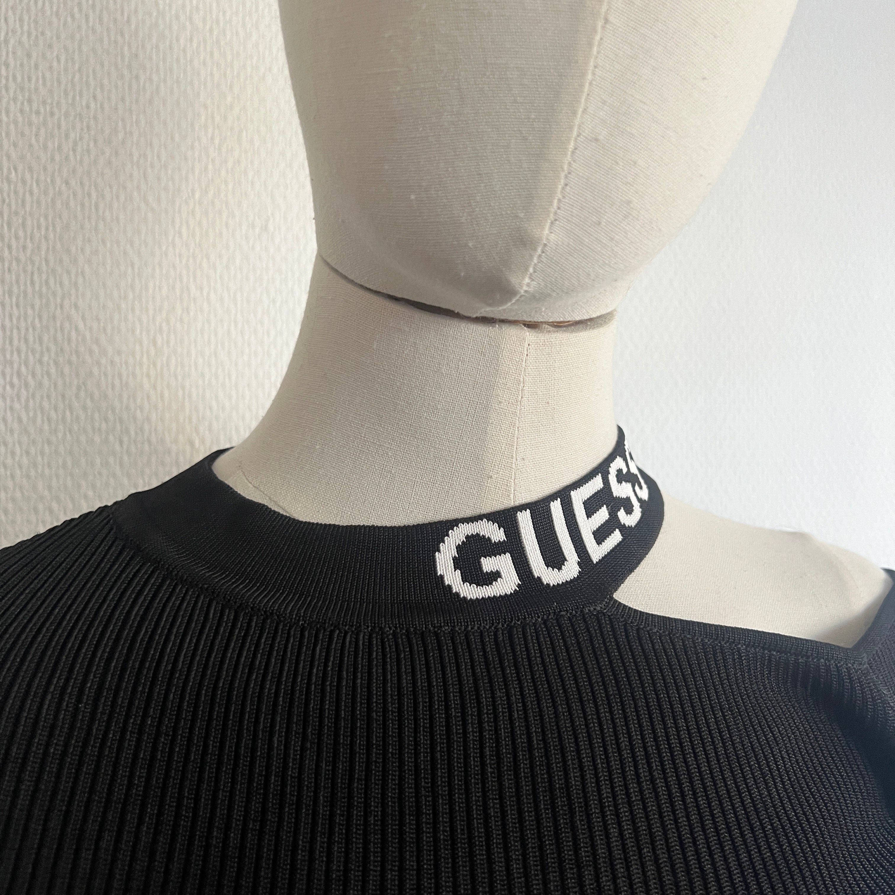 Guess - Robe moulante - Viscose noir - Femme - Taille XS  - Vue 4 - 