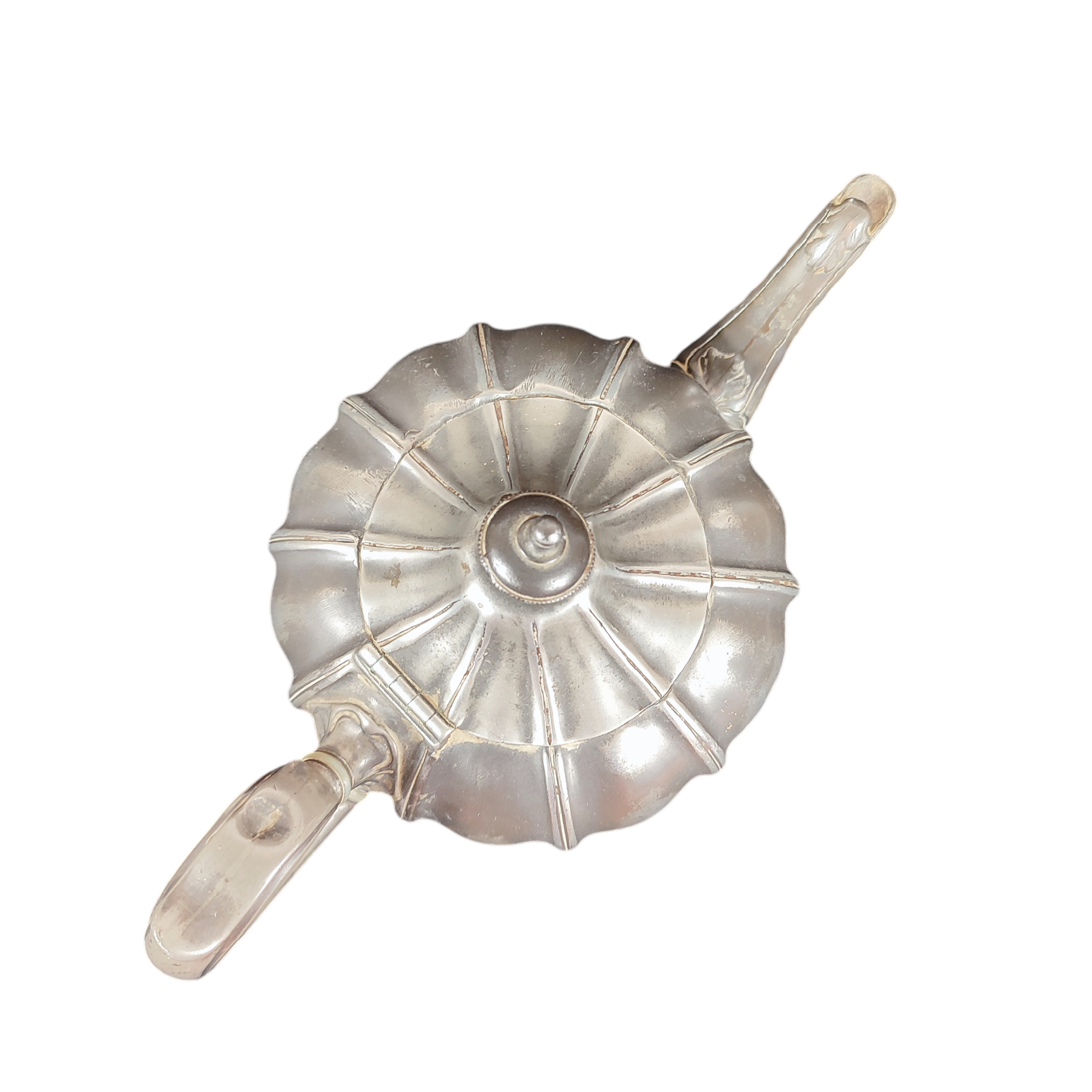 Ancienne théière SHEFFIELD en métal argenté Woodcock and Hardy 1495 - Image 6