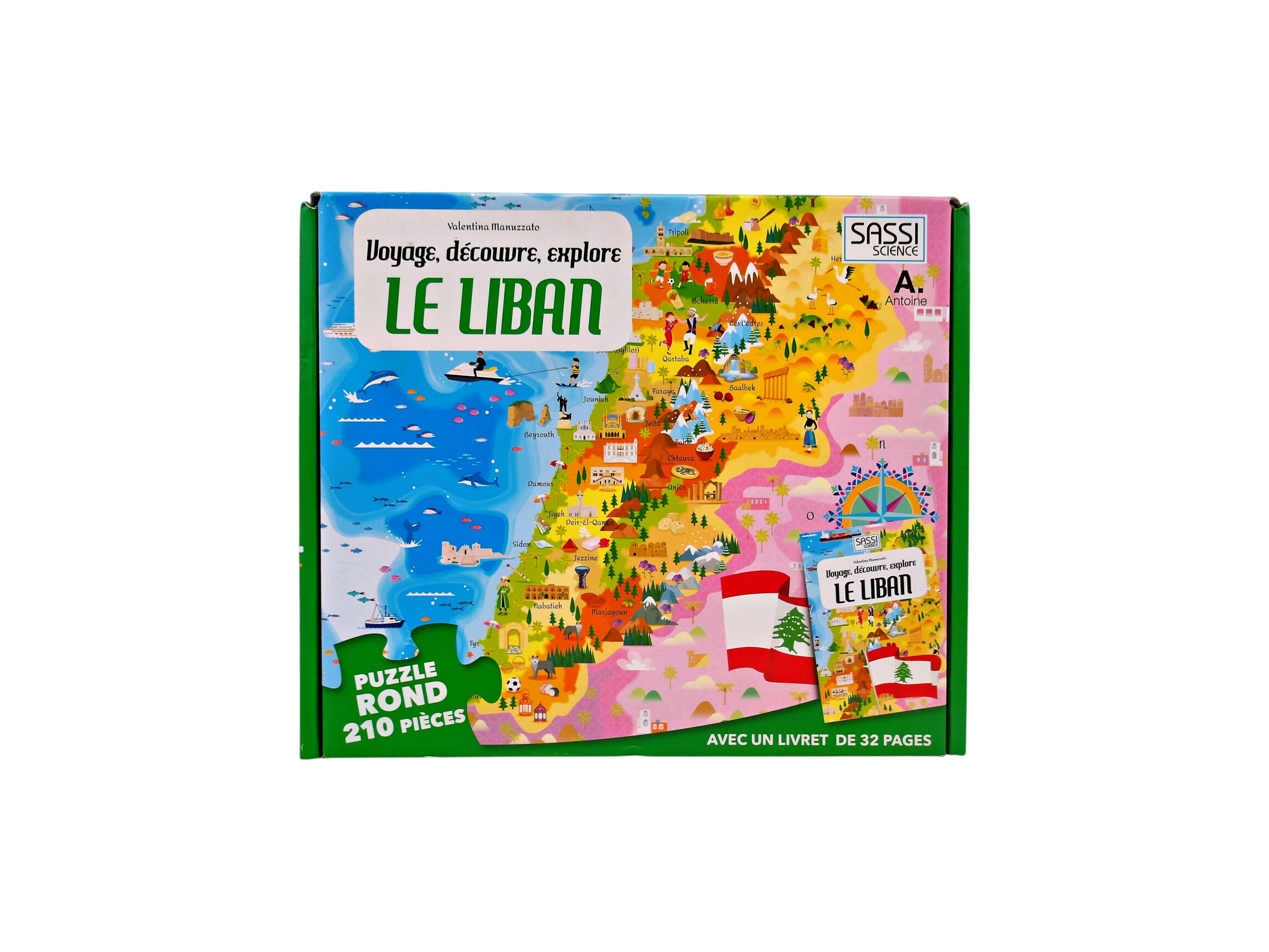 Puzzle - Le Liban - 210 pièces Comme neuf -  reconditionné disponible sur Label Emmaüs