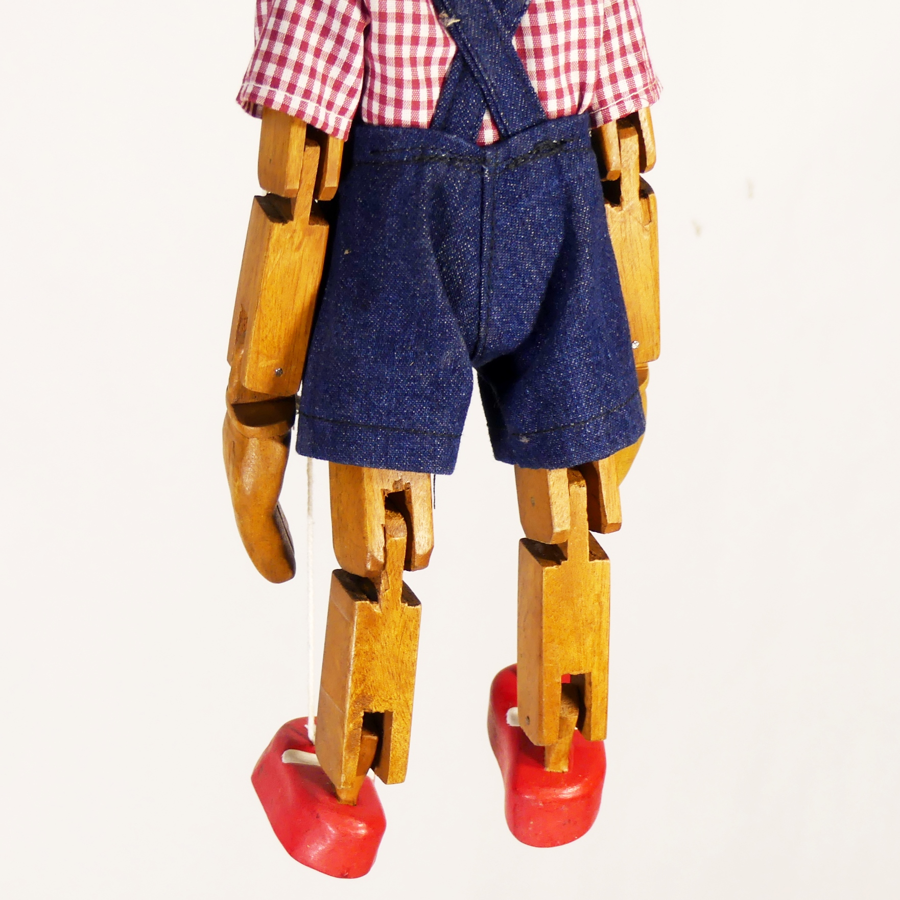 Marionnette articulée - Pinocchio - Bois Très bon état - Vue 8 - 