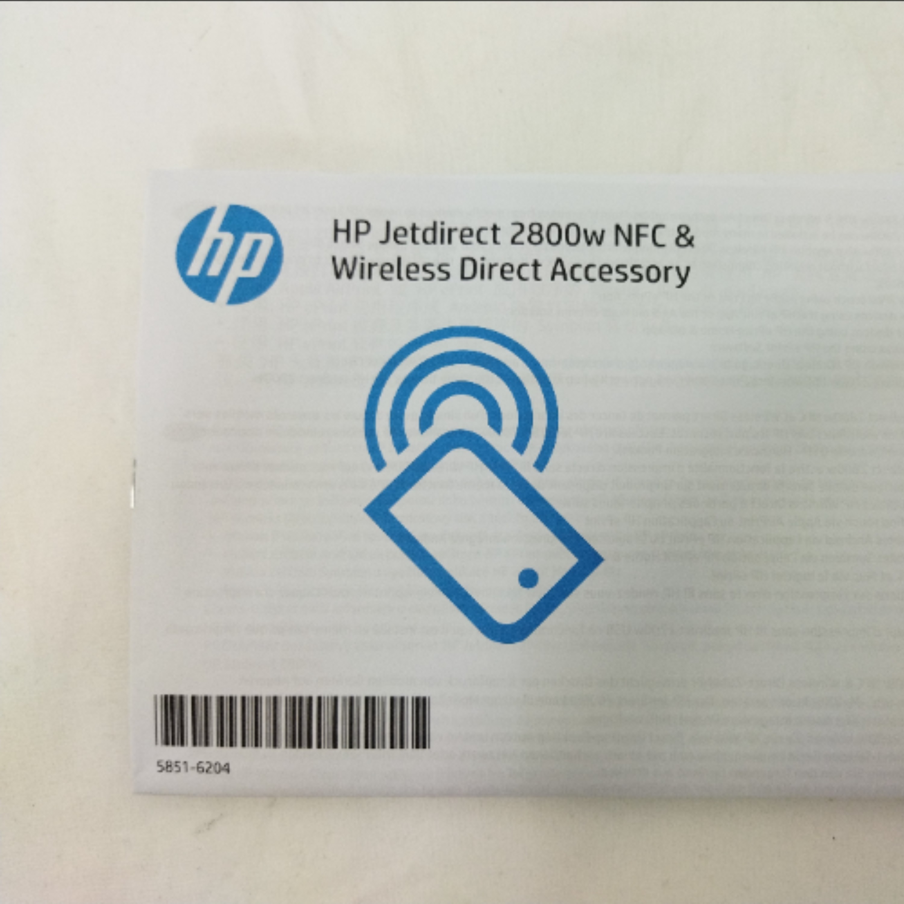HP Jetdirect 2800w NFC/Wireless Direct Accessory Très bon état - Vue 4 - 