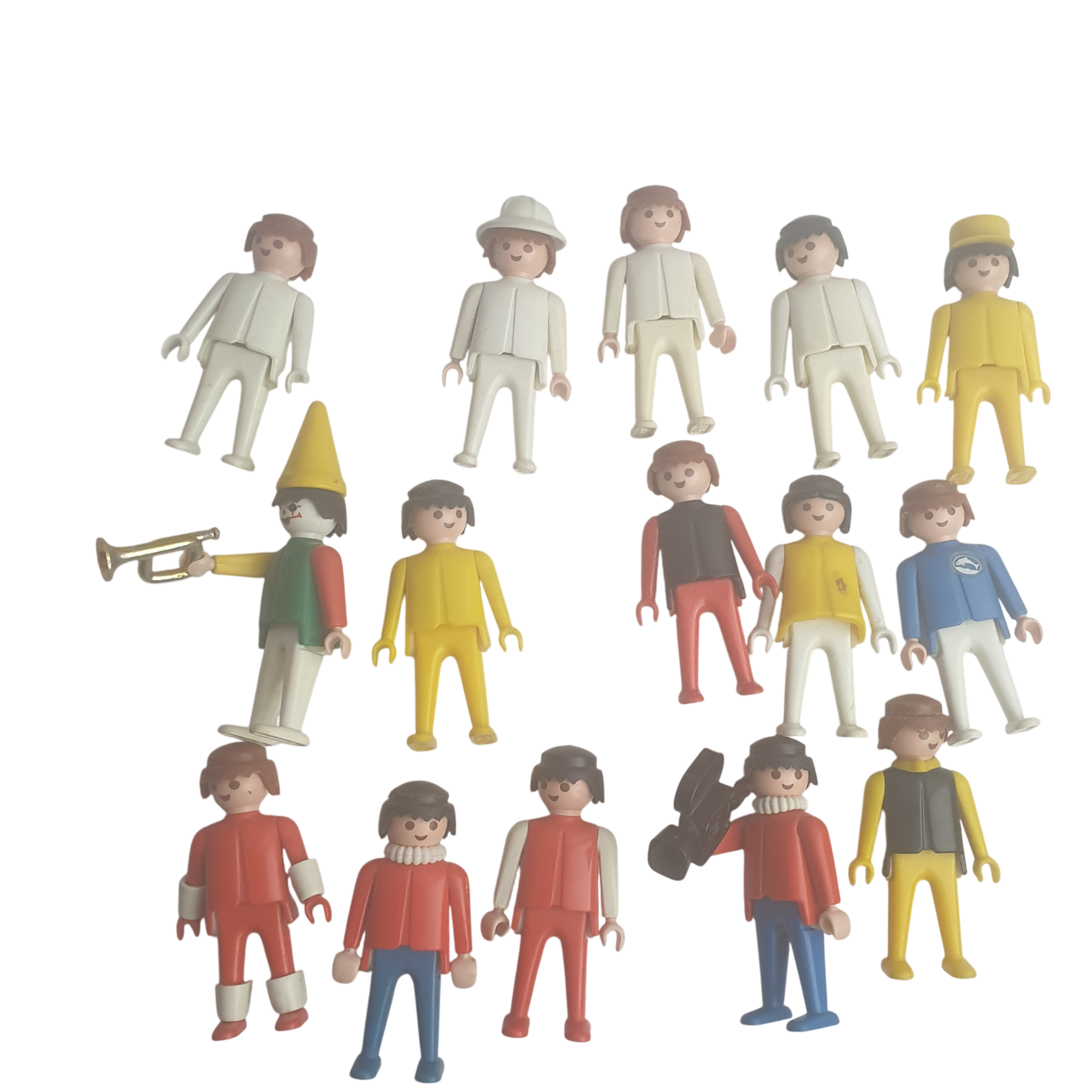 Lot de 15figurines vintage Playmobil Geobra 1974 - Bon état sur Label Emmaüs