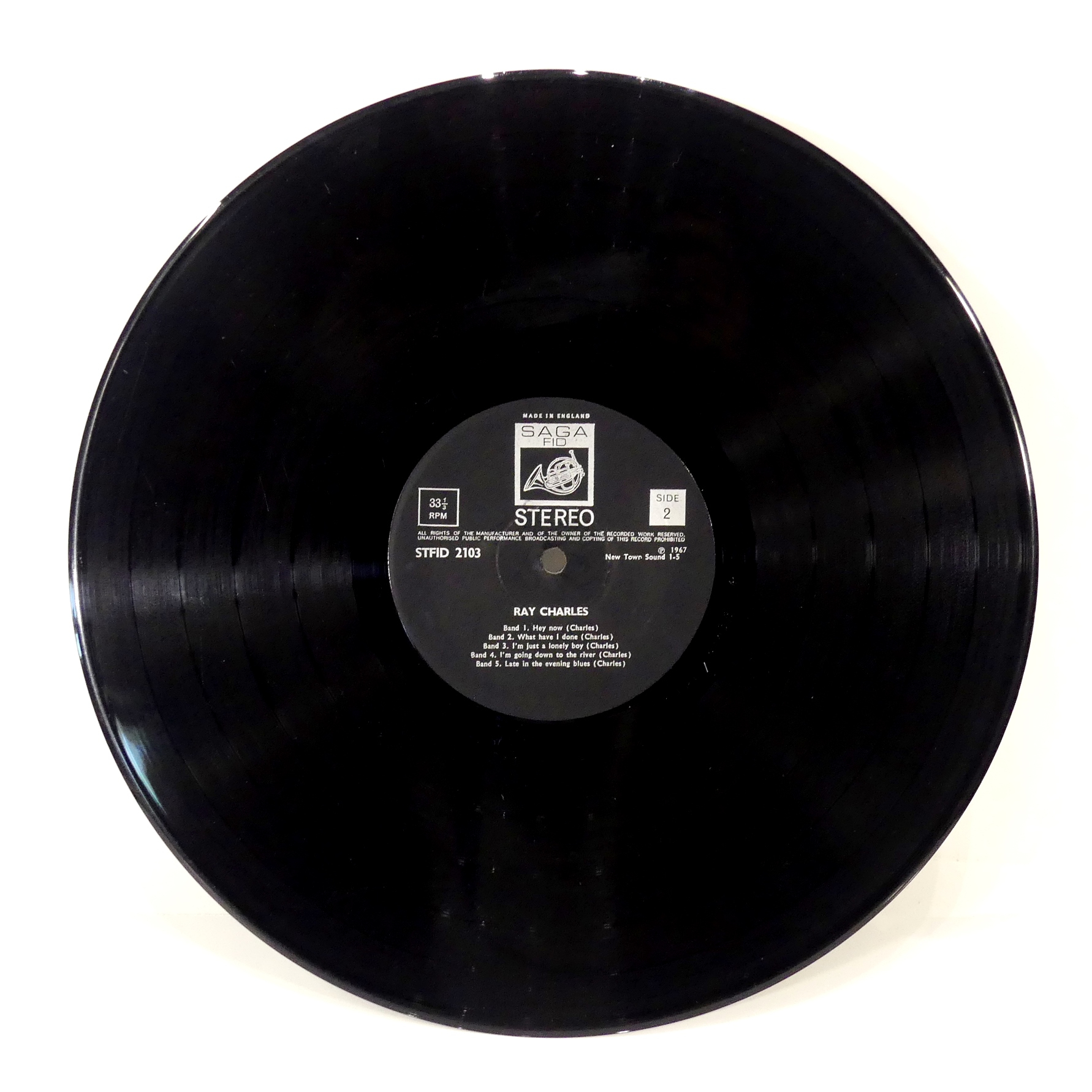 Vinyle - Ray Charles - 1967 Bon état - Vue 4 - 