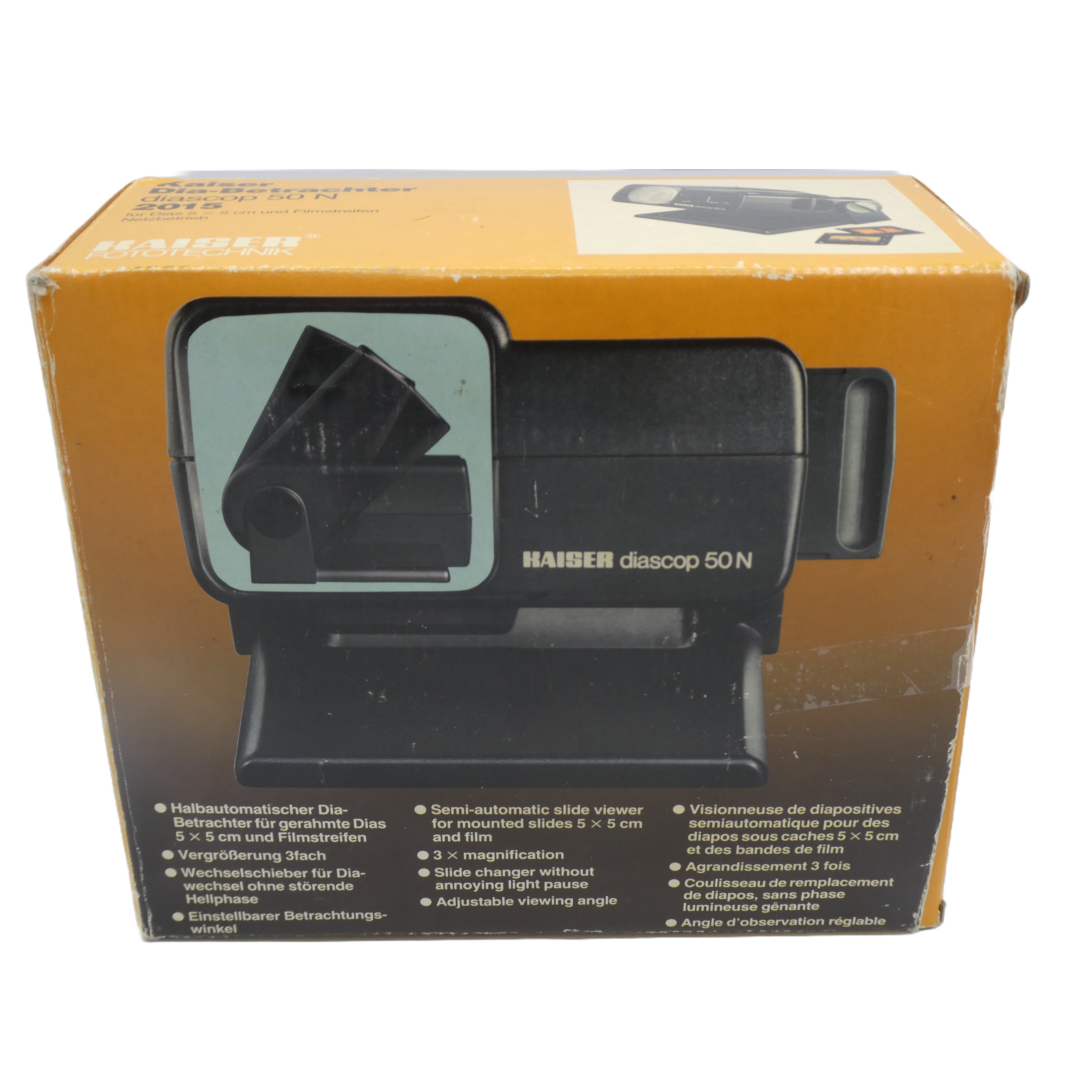 Kaiser Fototechnik Visionneuse de diapositives semiautomatique pour diapo 5x5cm - Photo 2