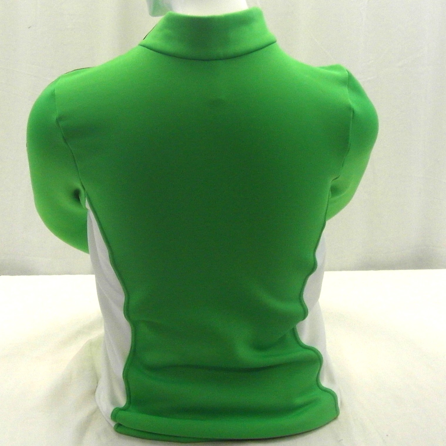 Pull vert et blanc Poivre Blanc taille L - Photo 2