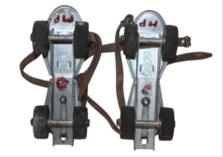 Paire de patins à roulettes Olympic (années 60) - Photo 2