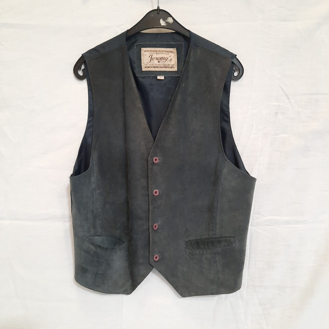 Gilet en peau ardoise dcontract chic T L - jeremy's - Modalova