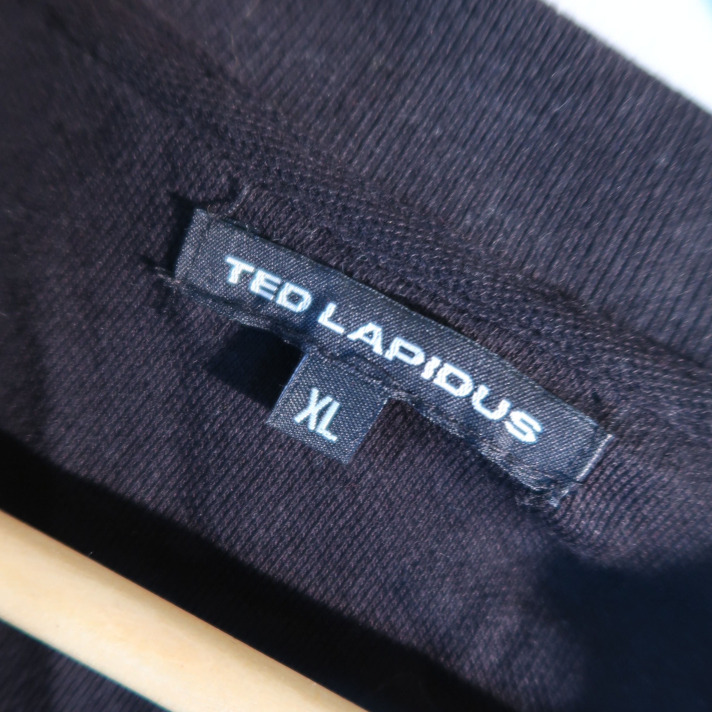 Polo noir Ted Lapidus homme - Taille XL Bon état - Vue 2 - 