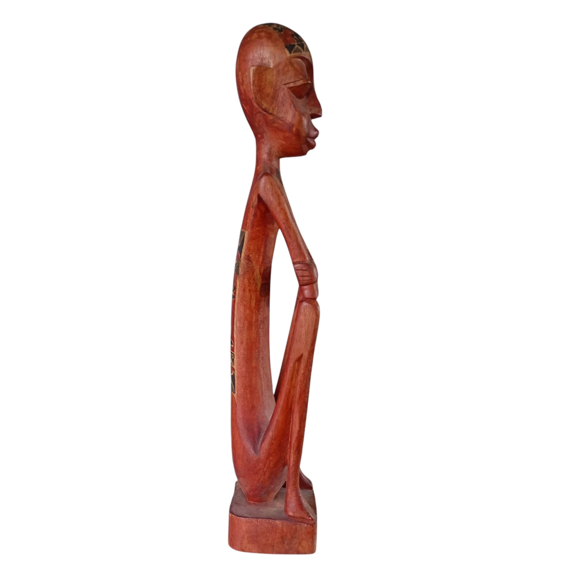 Statue africaine en bois - Photo 1