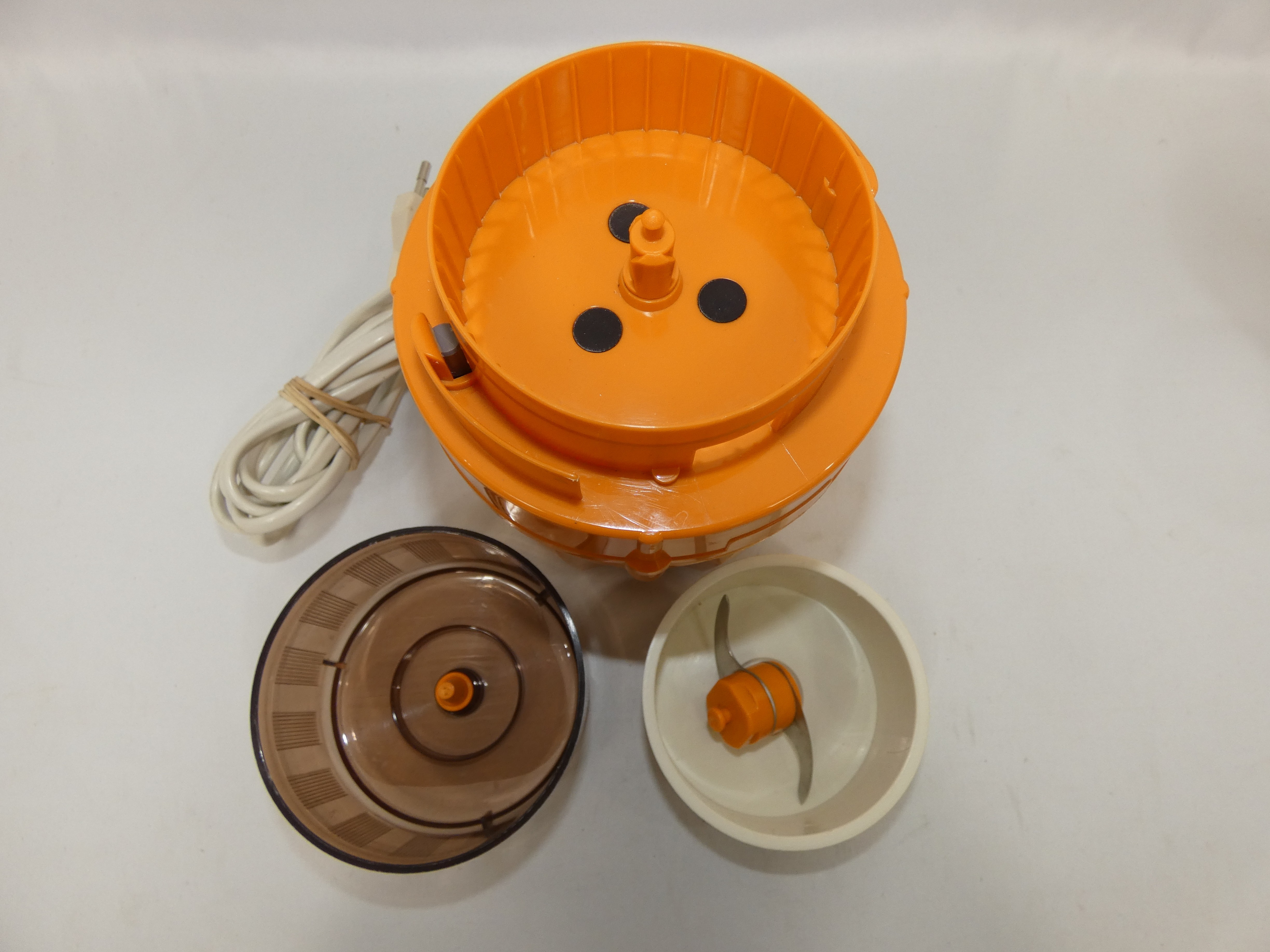 Petit hachoir électrique vintage MOULINEX Type 302-2-00 Bon état - Vue 5 - 