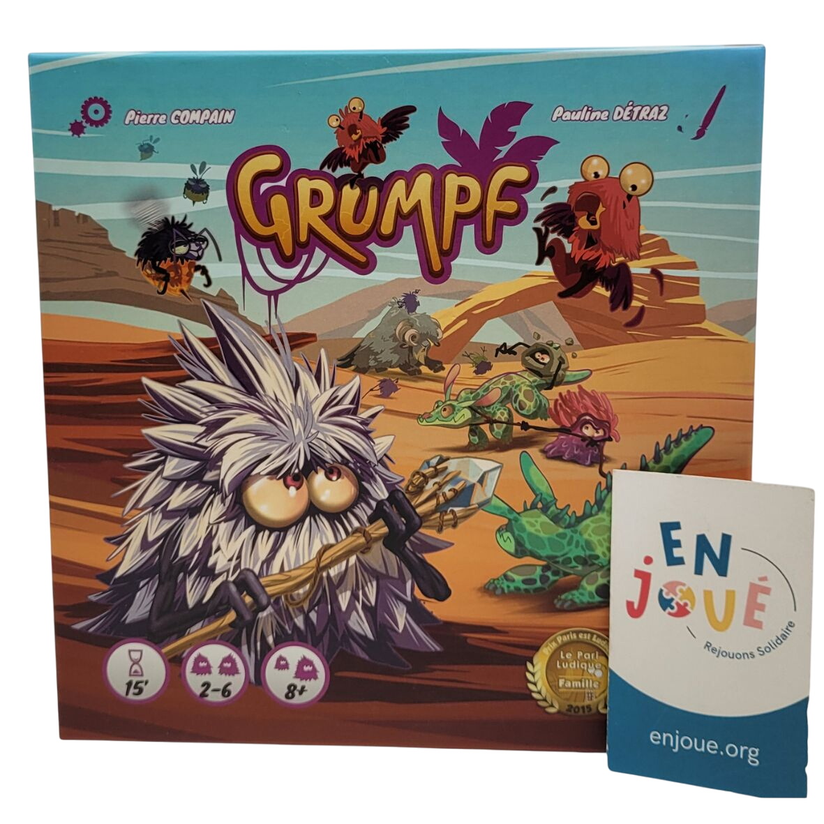 Acheter Jeux de société - Grumpf - La Boîte de Jeu - Des 8 ans. Très bon état - 15,00 € Jeux de société - Grumpf - La Boîte de Jeu - Des 8 ans. Très bon état - reconditionné disponible sur Label Emmaüs