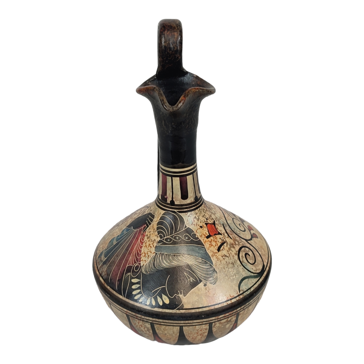 Réplique De Musée Eros Cupidon - Poterie Grecque Antique - Faite Main - N°217