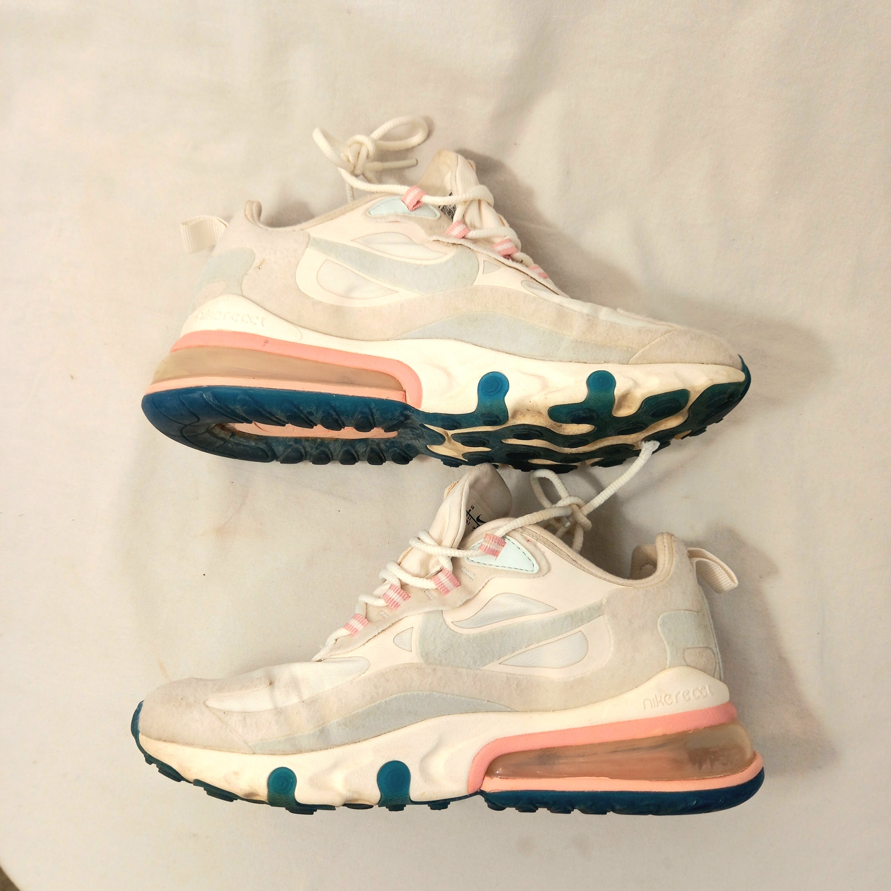 Chaussure pour femme/unisexe, de marque Nike, modèle Air Max 270 React, "American Modern Art", taille 36,5 (Europe) - COLLECTOR Bon état - Vue 14 - 
