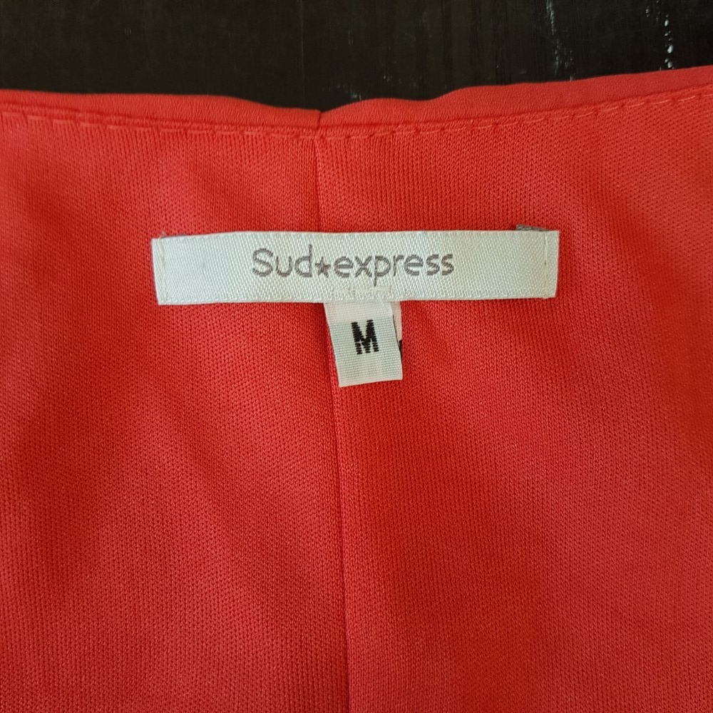 Robe sans manches rouge corail - SUD EXPRESS - Taille M - Photo 3