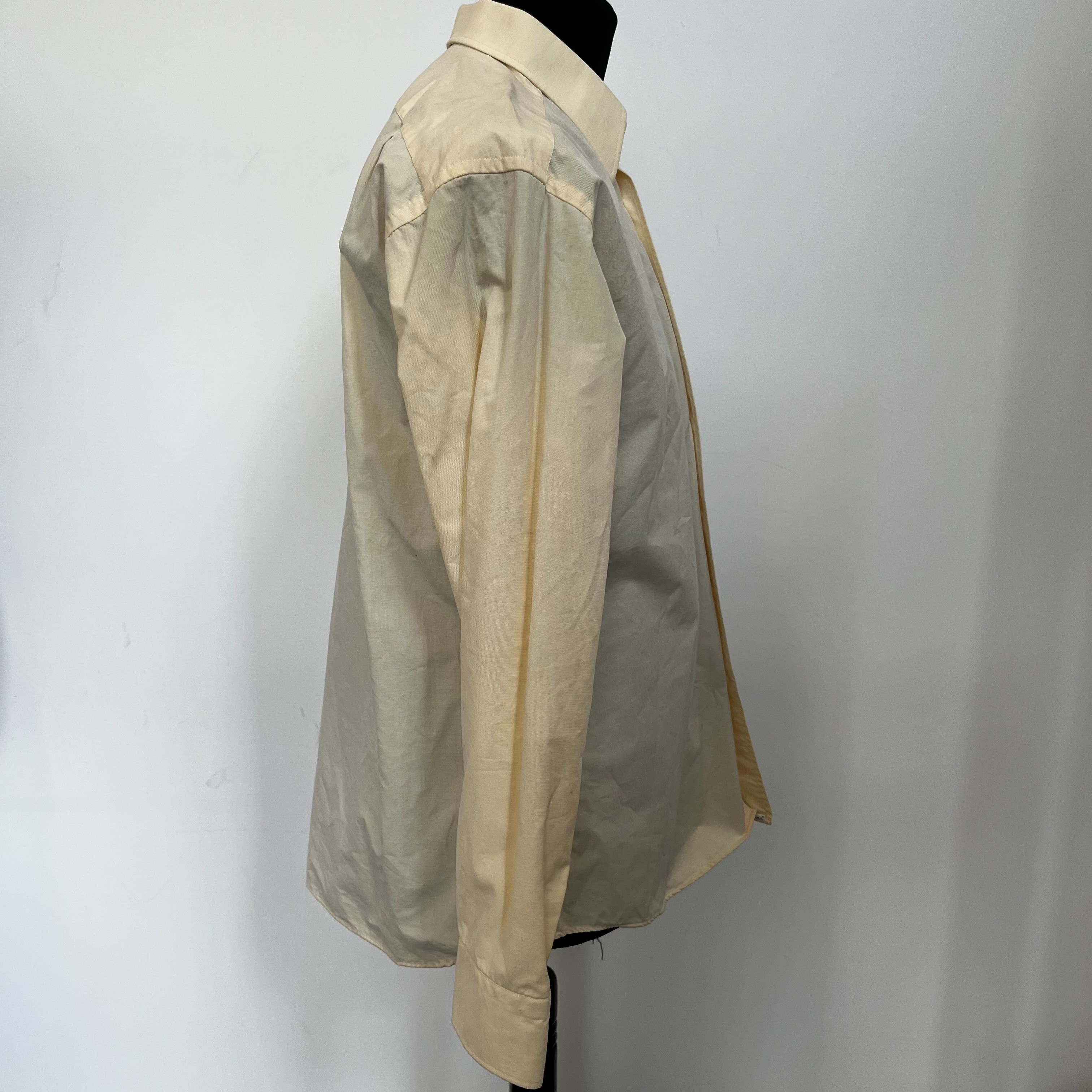 Chemise jaune homme , Pierre Cardin, taille 40 - Photo 2