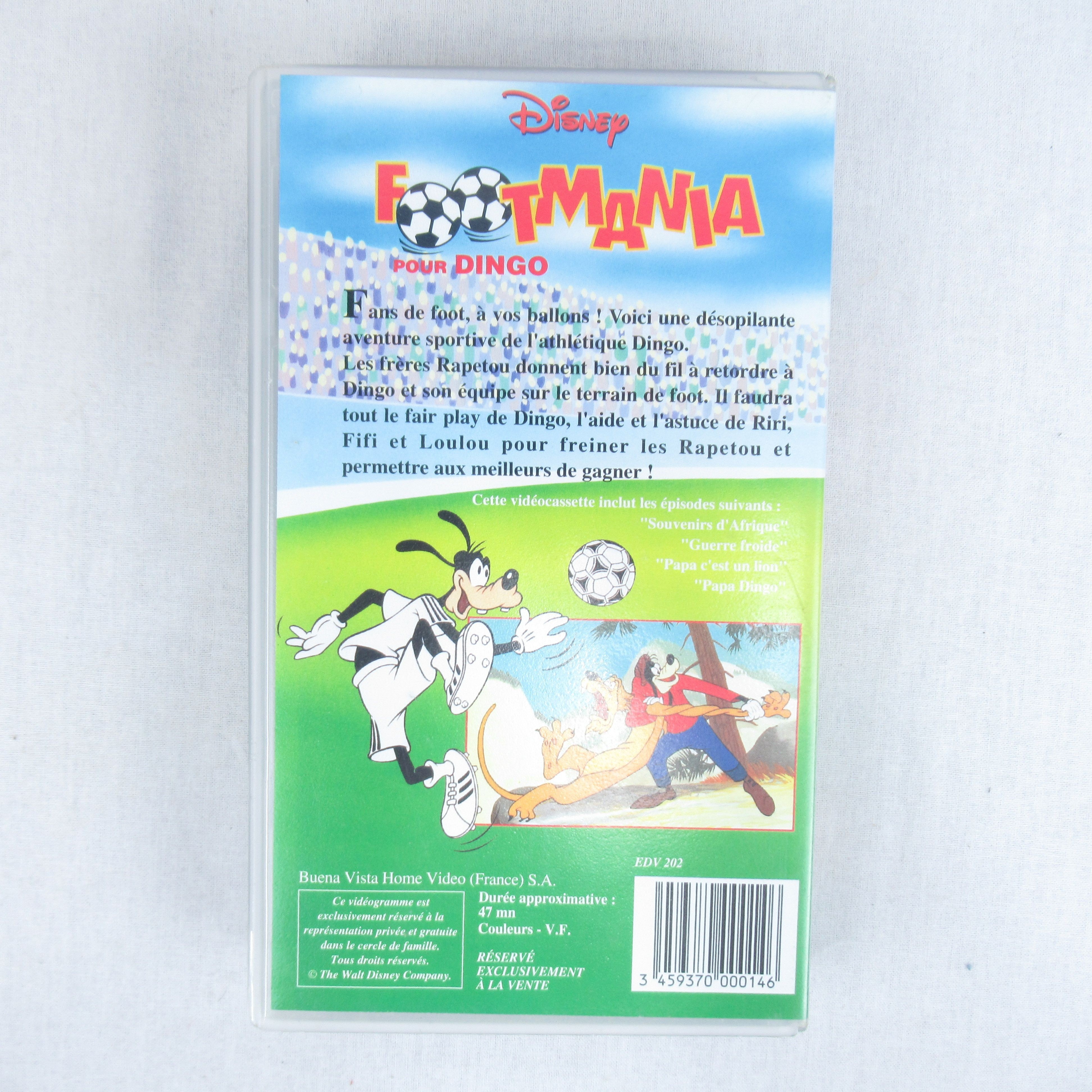 4 VHS Disney "Dingo" Très bon état - Vue 6 - 