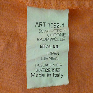 Veste fluide orange imprimée - Femme -MADE WITH LOVE - Taille TU - Photo 4
