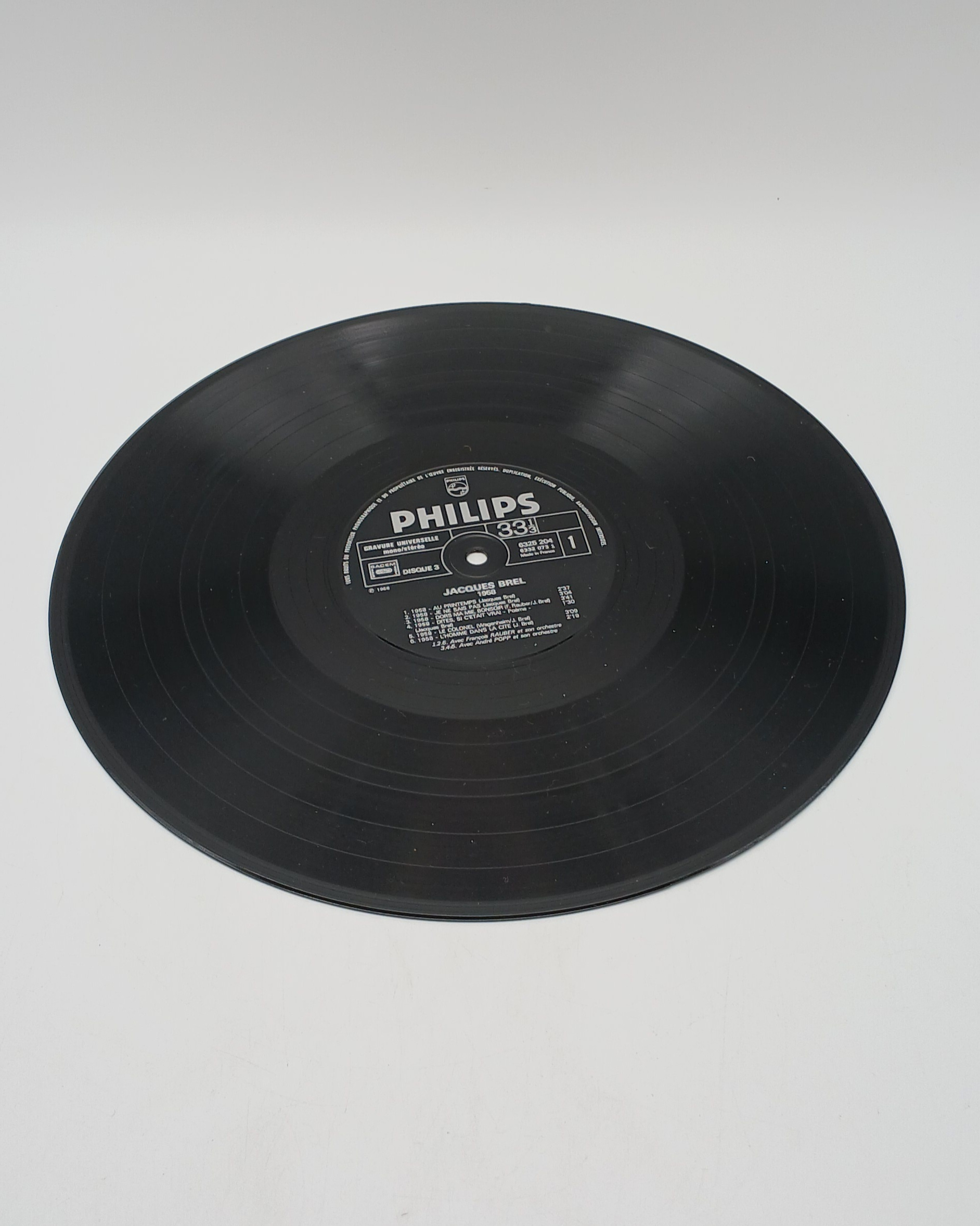 Vinyle 33 Tours (LP) - Jacques BREL L'intégrale de 1954 à 1962 Très bon état - Vue 4 - 