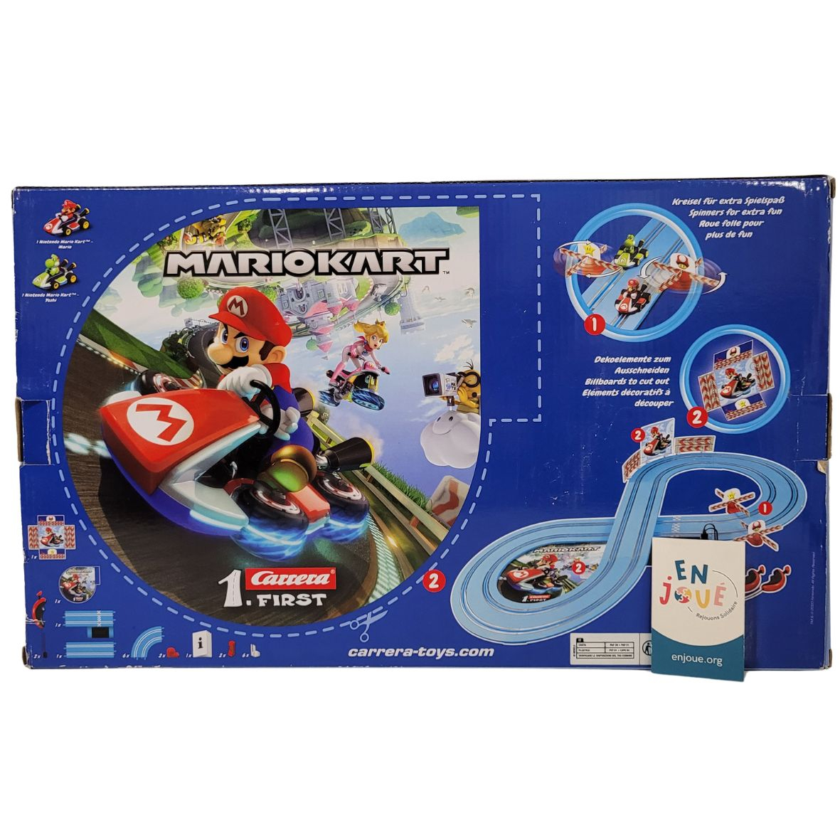 Voir photo 2 de First Voiture Miniature Et Piste Mario Kart - Carrera - Dès 3 ans. First Voiture Miniature Et Piste Mario Kart - Carrera - Dès 3 ans. Comme neuf - Vue 2 -
