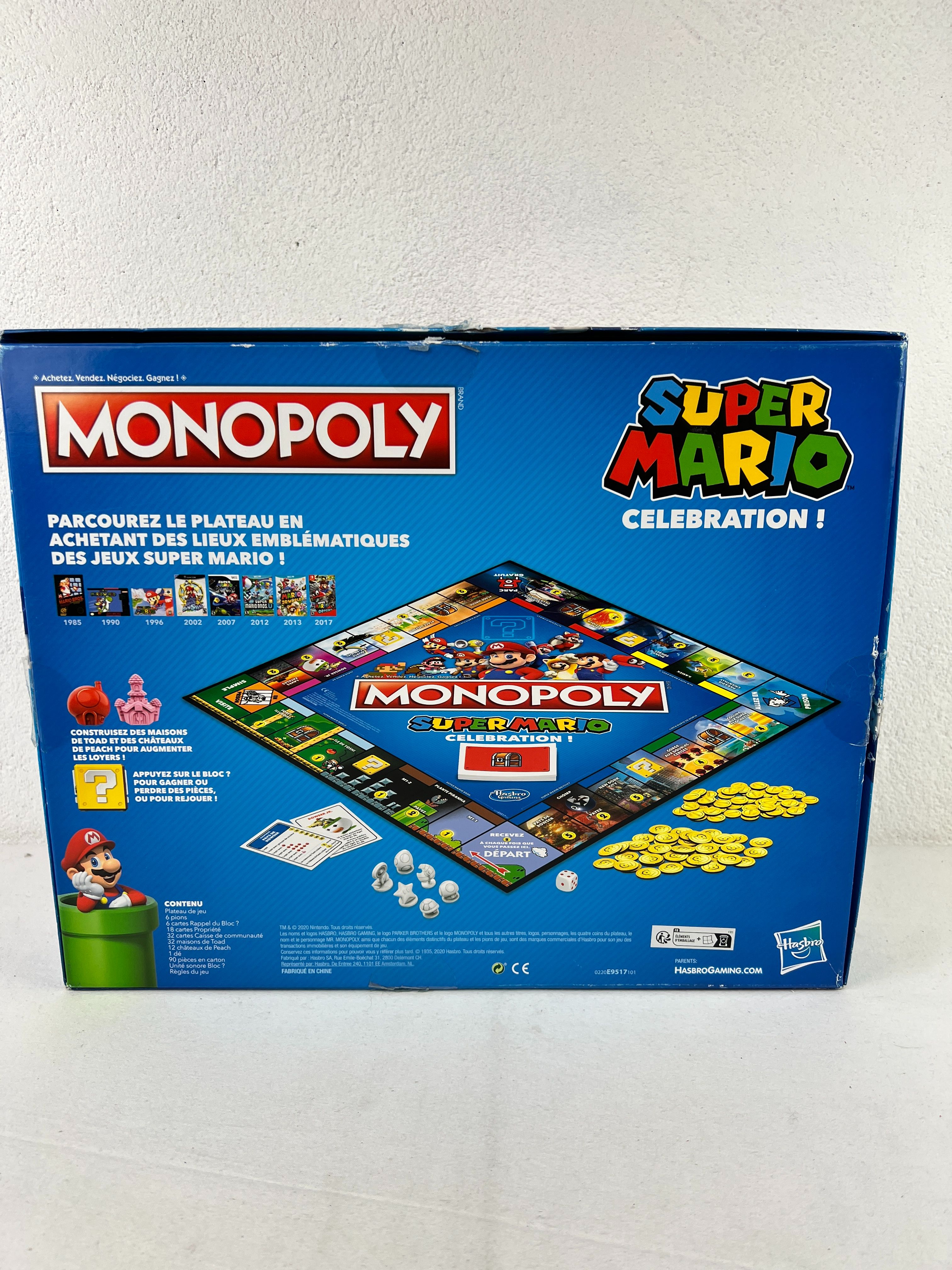 Monopoly Super Mario Nintendo Hasbro 2020 Très bon état - Vue 19 - 