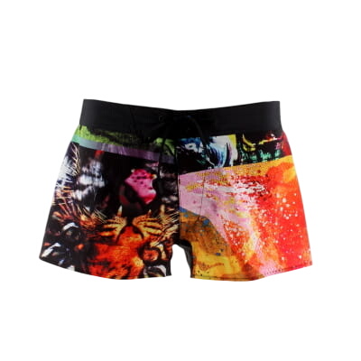 Short noir imprimé - Femme - REEBOK - Taille M - Photo 0
