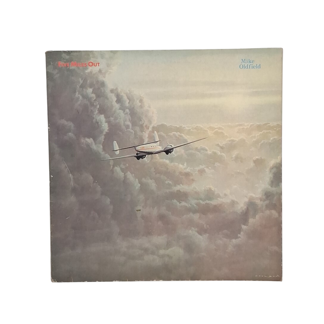 Album Mike Oldfield " five miles out " en vinyle 33t État correct -  reconditionné disponible sur Label Emmaüs