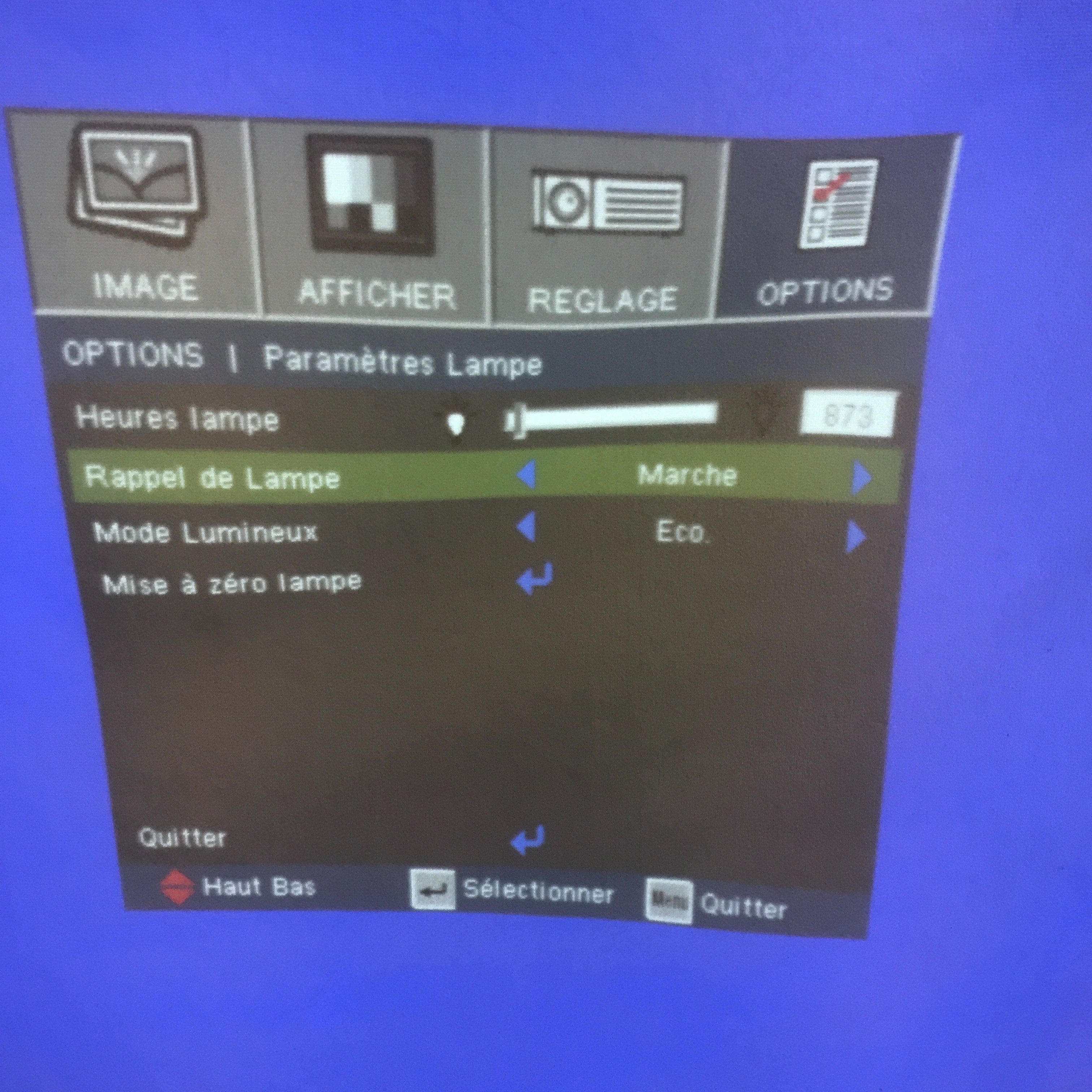 Video Projecteur Optoma DLP : N1839 / DAEXNZZU Très bon état - Vue 8 - 