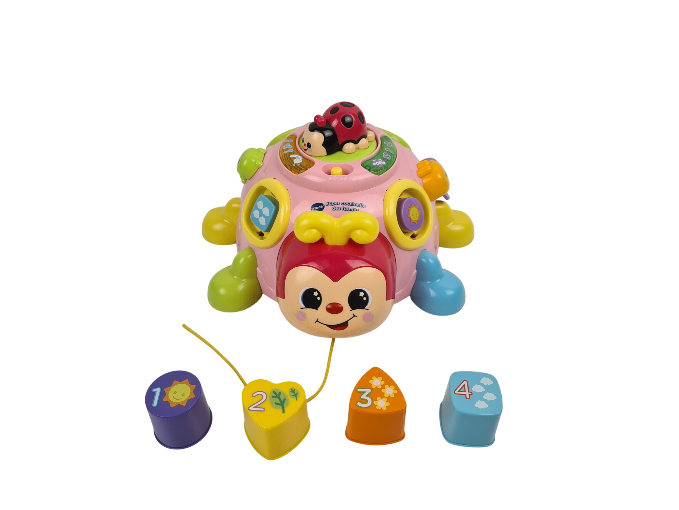 Jeu d'éveil - Super coccinelle des formes rose - Vtech - 12 mois + - Photo 0