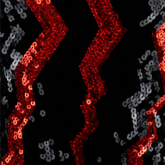 Robe noire à paillettes noires et rouges - Fille - Hoogy Googy - Taille 12 ans - Photo 2