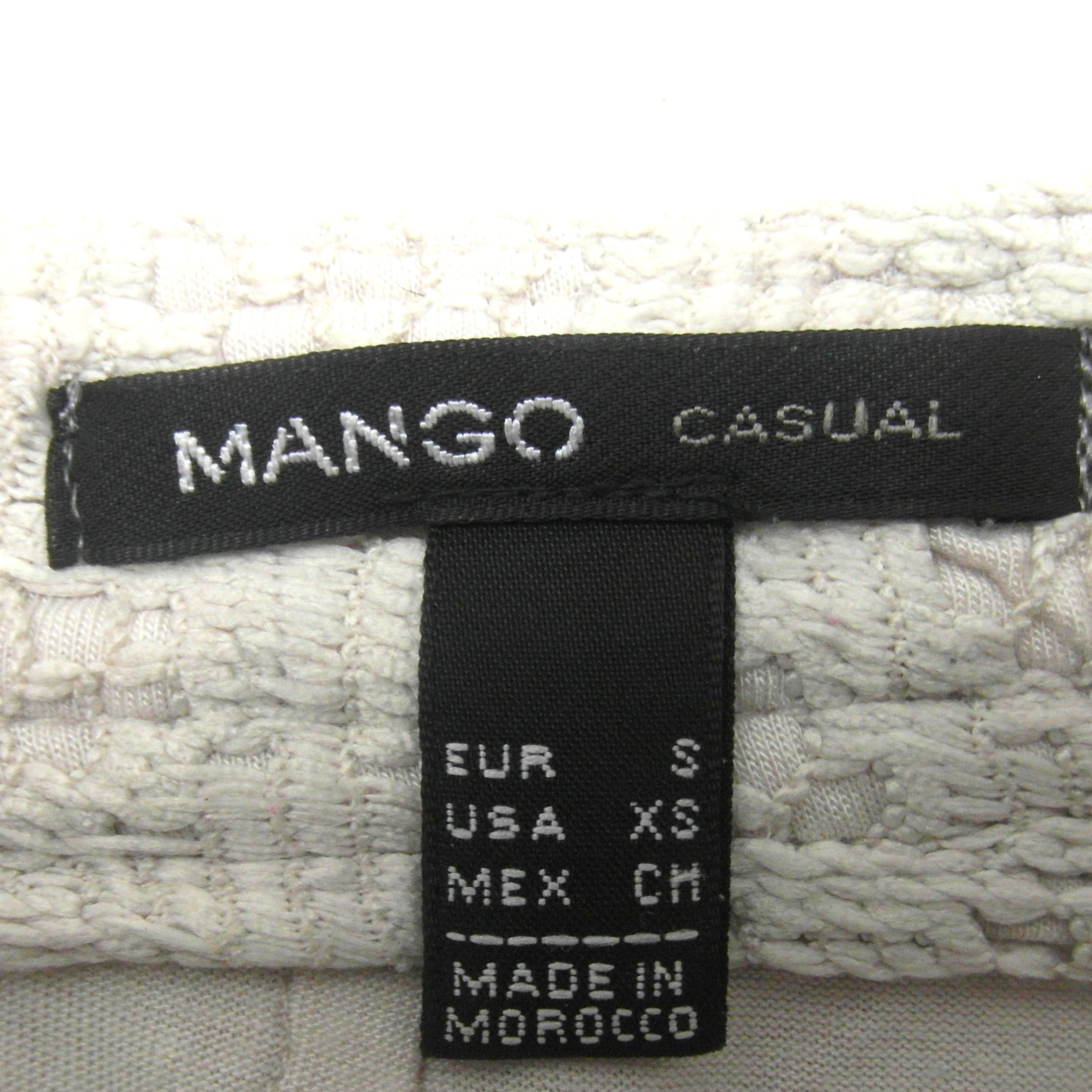 Jupe blanc crème Mango taille S - Photo 4