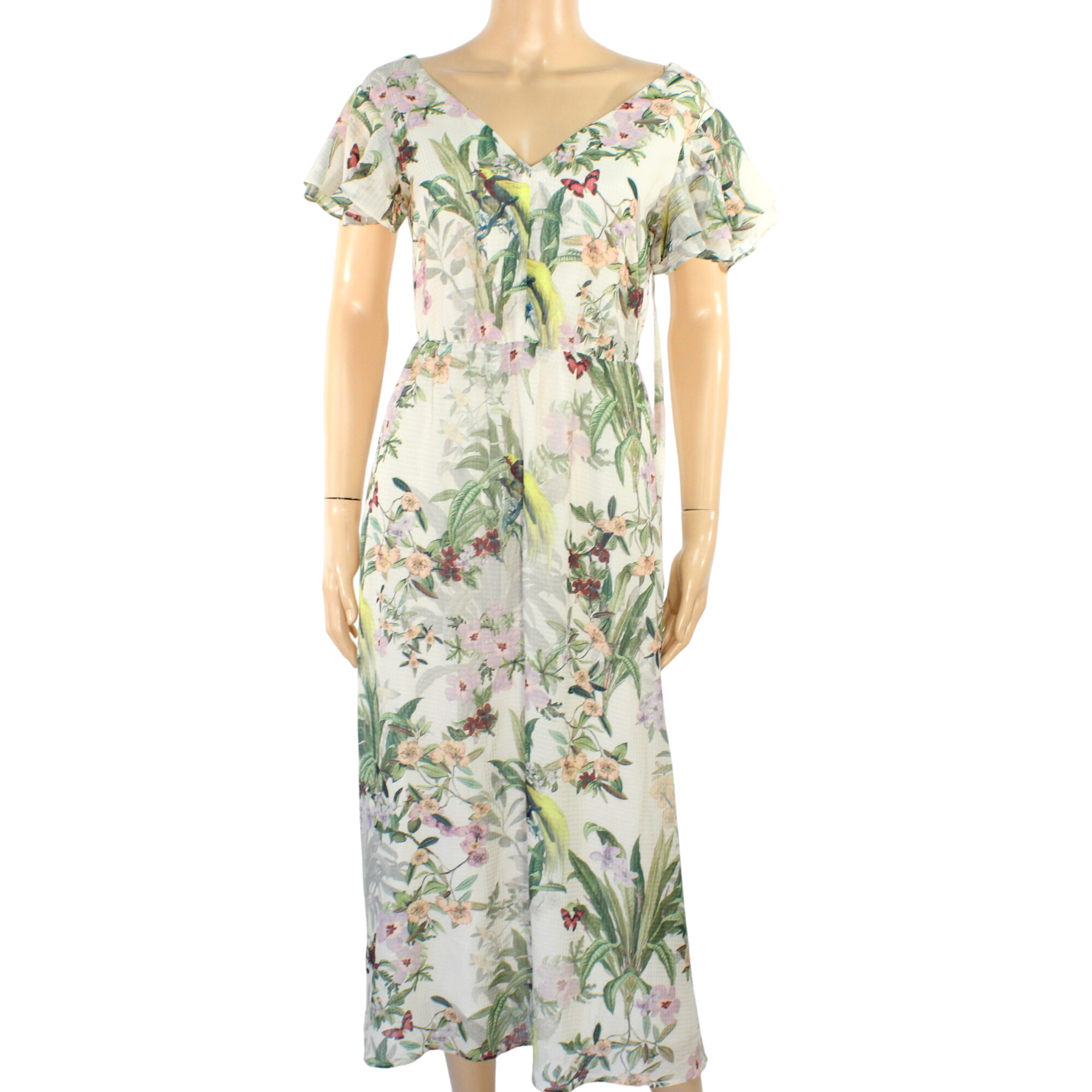 Robe Longue & Fleurie Taille 34 - H&M - Modalova