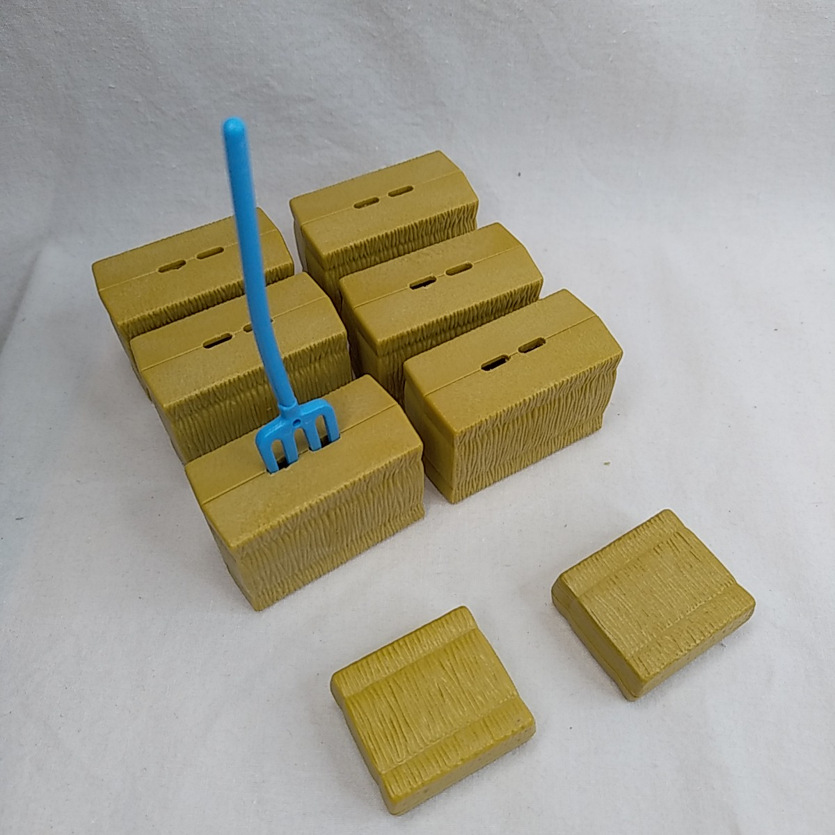 Lot Playmobil 4490 (La ferme) + 4496 (Fermier grand tracteur remorque) Très bon état - Vue 4 - 