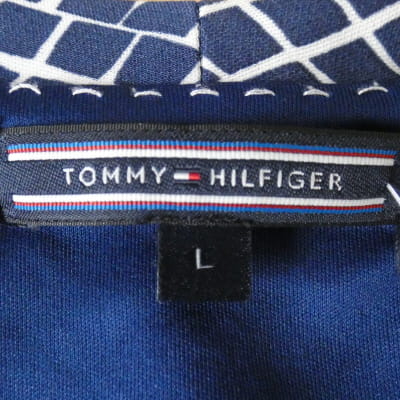 Robe bleue à carreaux blancs - Femme - Tommy Hilfiger - Taille L Très bon état - Vue 5 - 