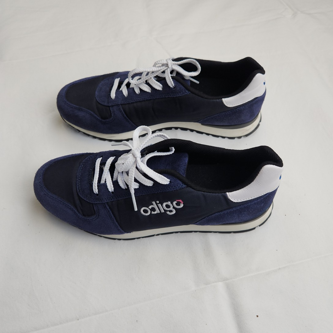 Odigo – baskets bleus en toile homme – pointure 43 Très bon état - Vue 3 - 