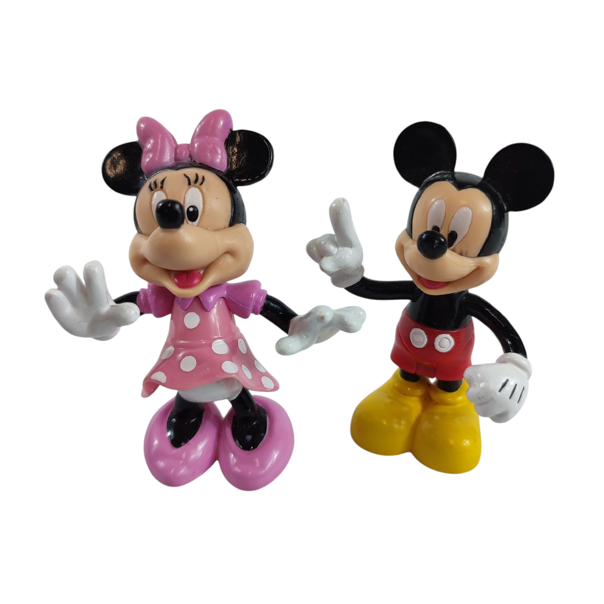 Lot de 2 figurines Disney articulées - Minnie et Mickey Bon état -  reconditionné disponible sur Label Emmaüs