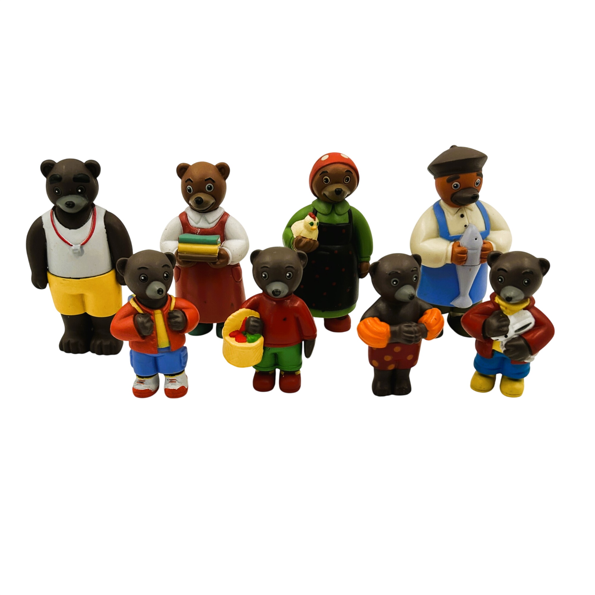 Acheter 8 figurines famille Petit ours brun Bon état - 12,00 € 8 figurines famille Petit ours brun Bon état - reconditionné disponible sur Label Emmaüs
