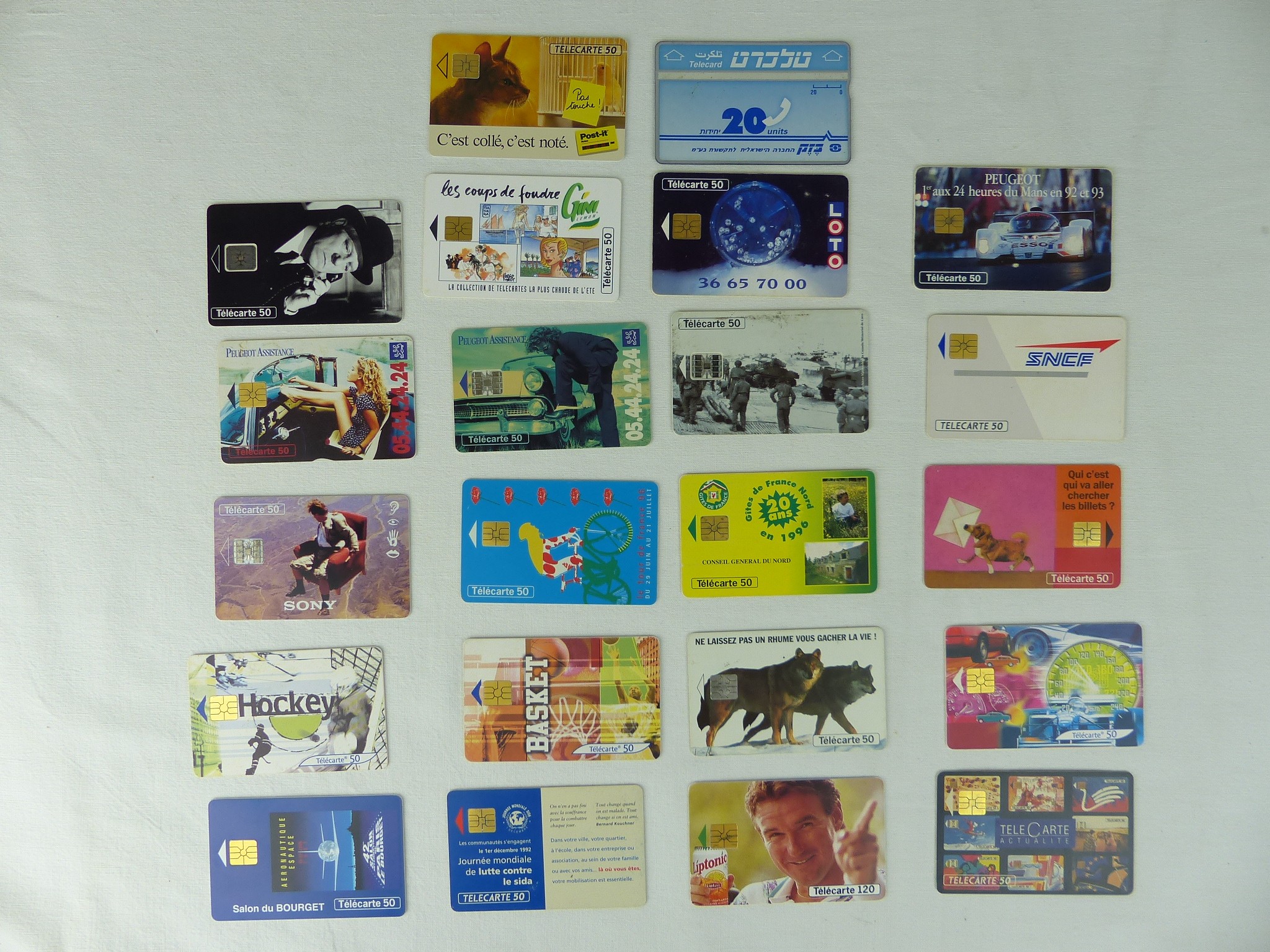 Collection de 155 cartes téléphoniques, exemplaires rares, prix cassé - Bon état - Photo 8