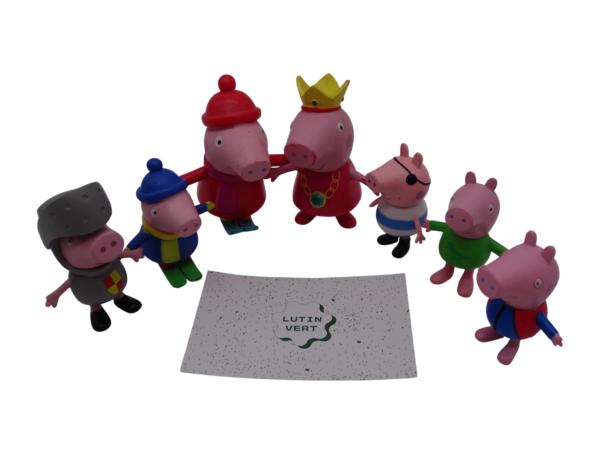 Lot 7 figurines « Peppa Pig » d'occasion HASBRO - Dès 3 ans | Ref 13147 Bon état -  reconditionné disponible sur Label Emmaüs