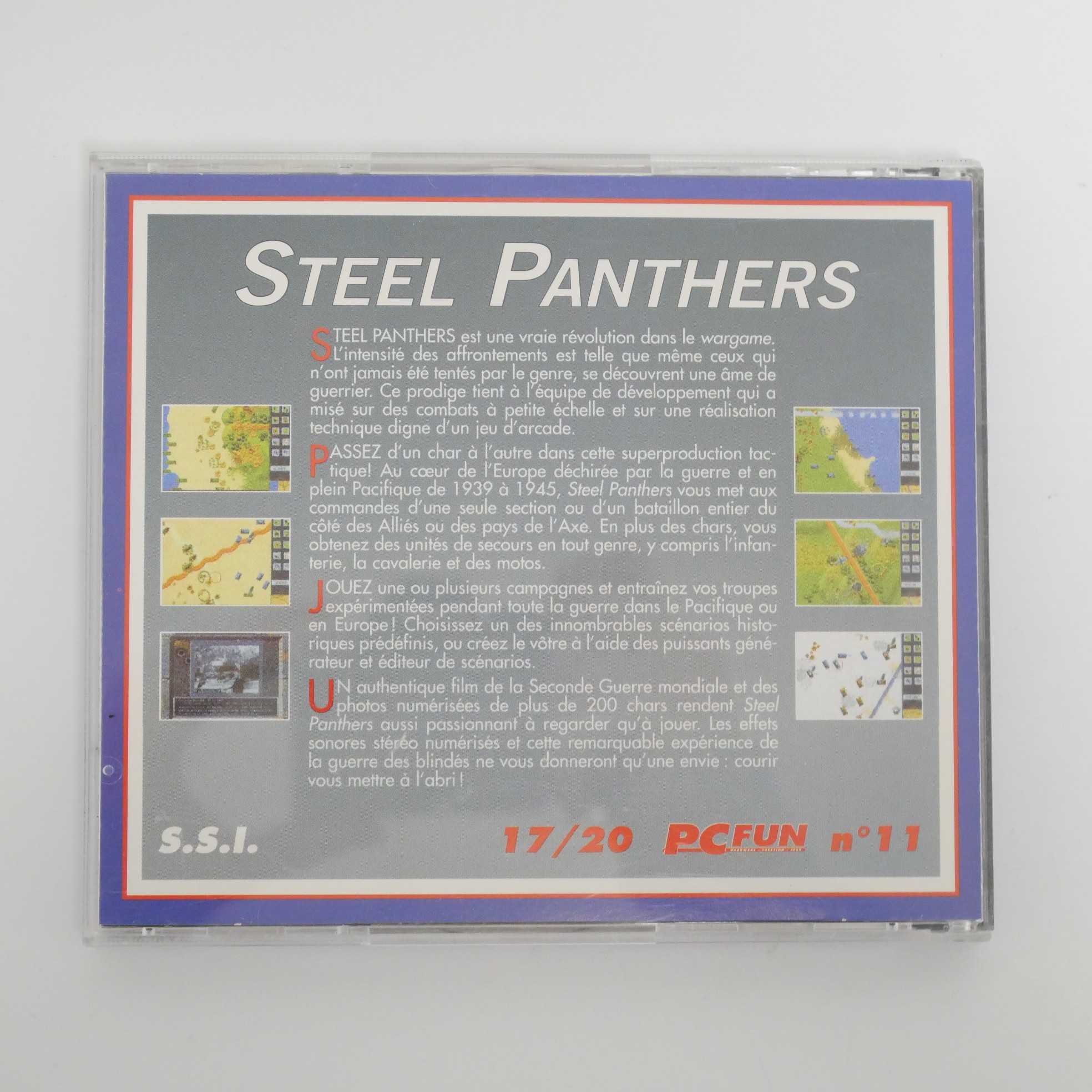 Voir photo 3 de Steel Panthers - Jeu PC COLLECTOR Édition PC Fun N°43 Steel Panthers - Jeu PC COLLECTOR Édition PC Fun N°43 Bon état - Vue 3 -