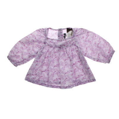 Robe violette à fleurs - Fille - Tape à l'œil -Taille 3 mois - Photo 0