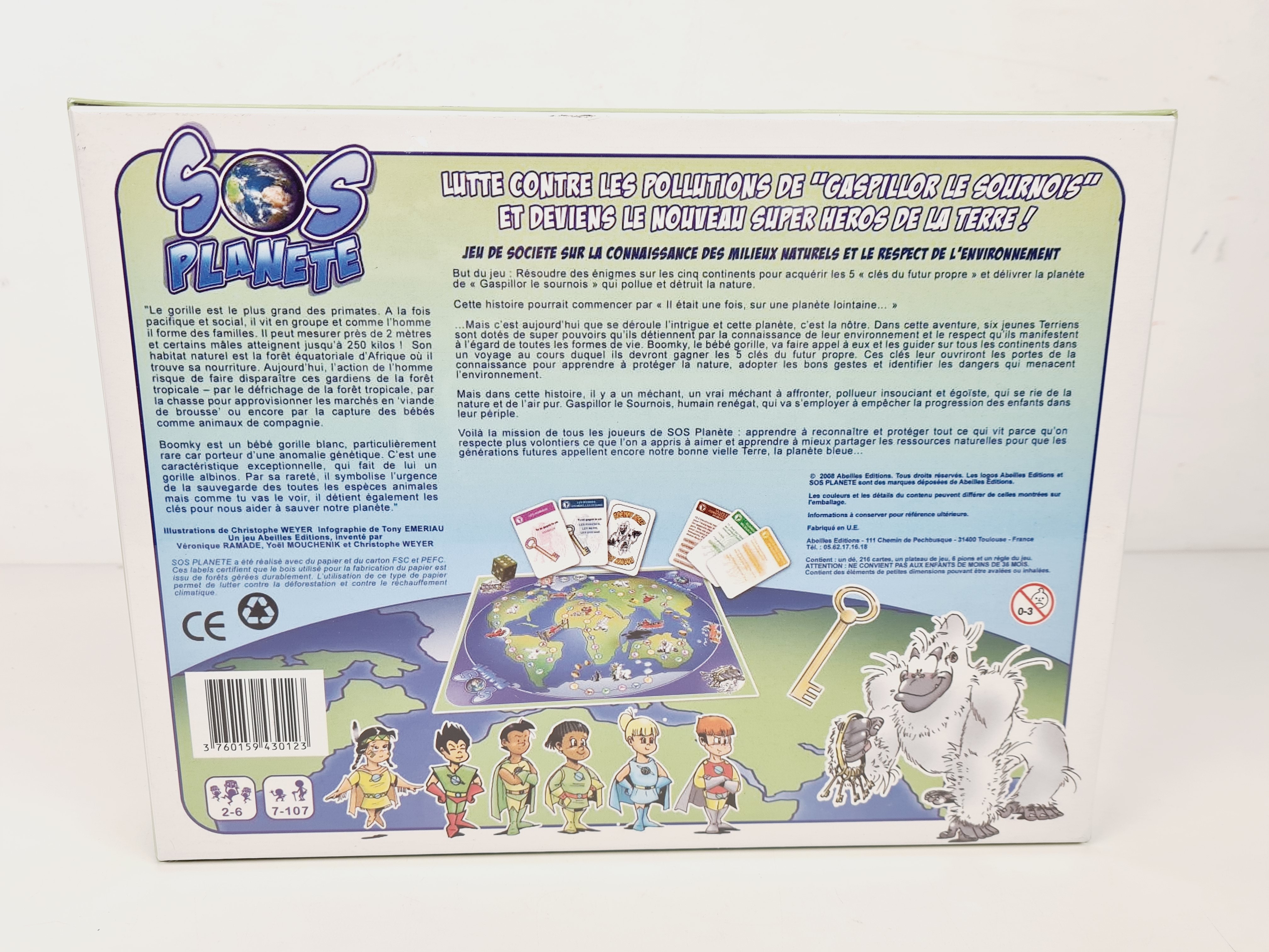 Jeu de sciences - SOS planète - Abeilles éditions - Dès 7 ans  - Vue 3 - 