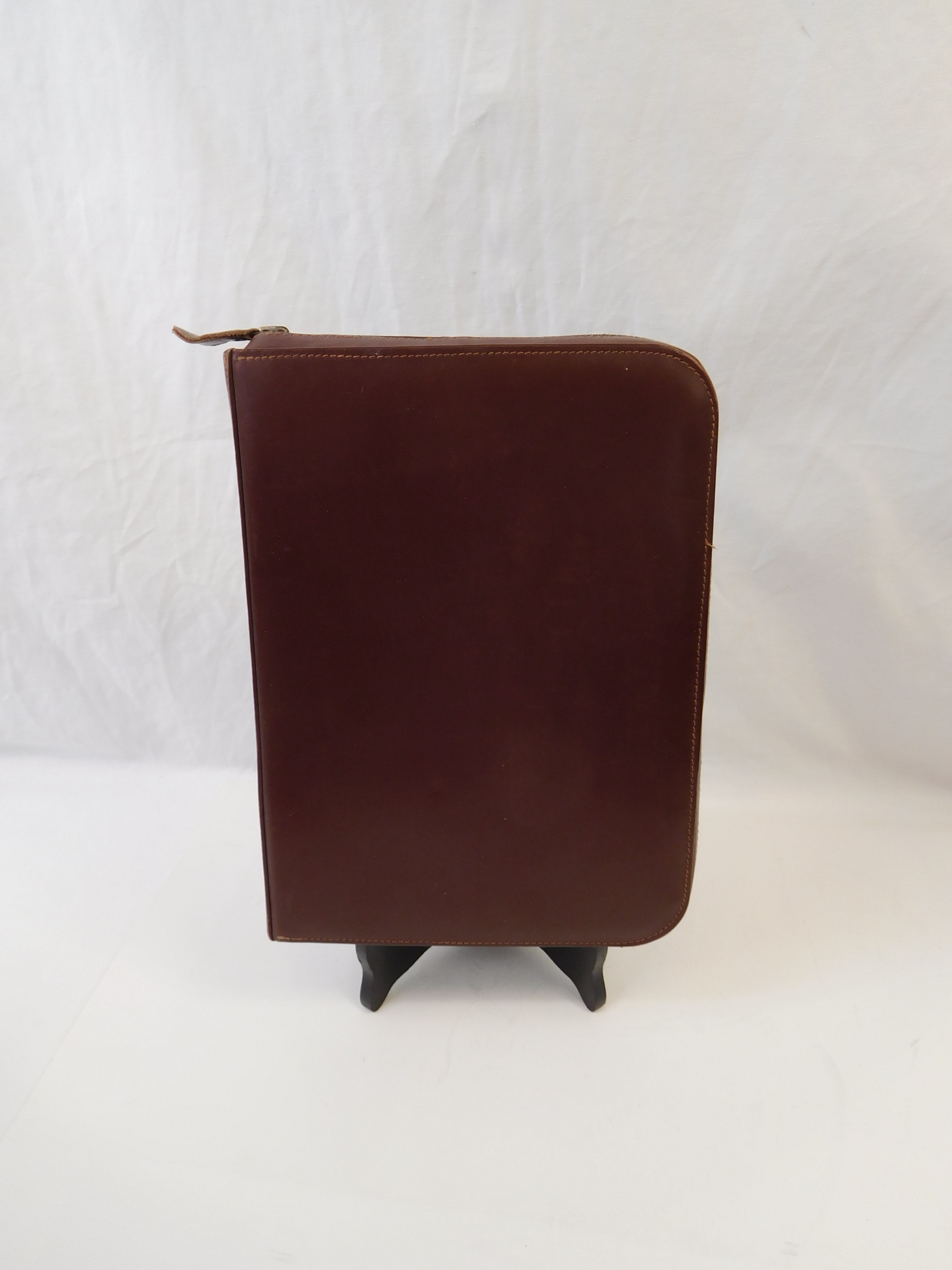 Ensemble De Toilette Vintage Cuir / Métal Argenté - Complet Et Élégant°° - Photo 8