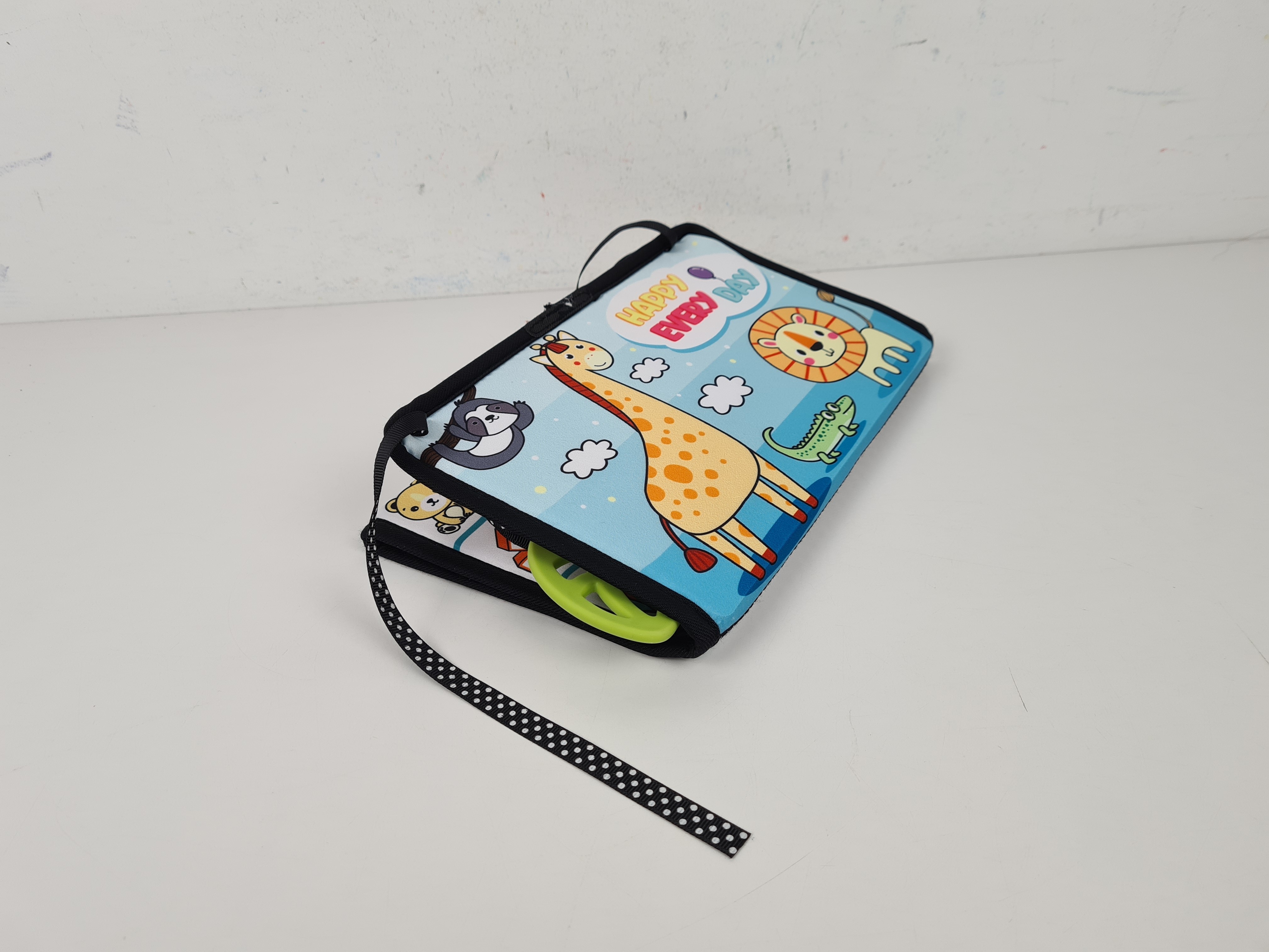 Jeu d'éveil - Livre tissu avec miroir - 27x16cm - Photo 2