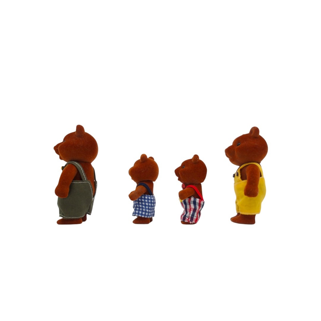 Famille ours - Forest families - x4 Très bon état - Vue 2 - 