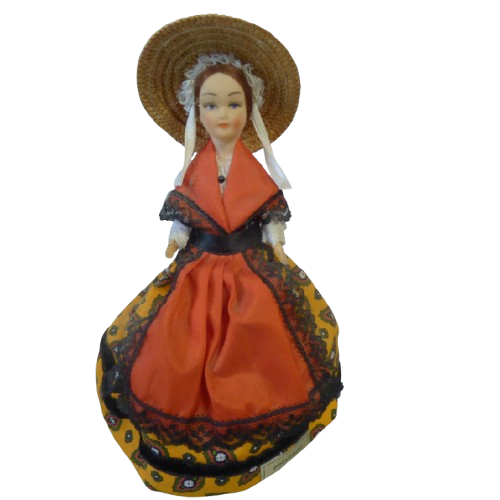 Lot de 15 poupées folkloriques régionales - Bon état - Photo 6