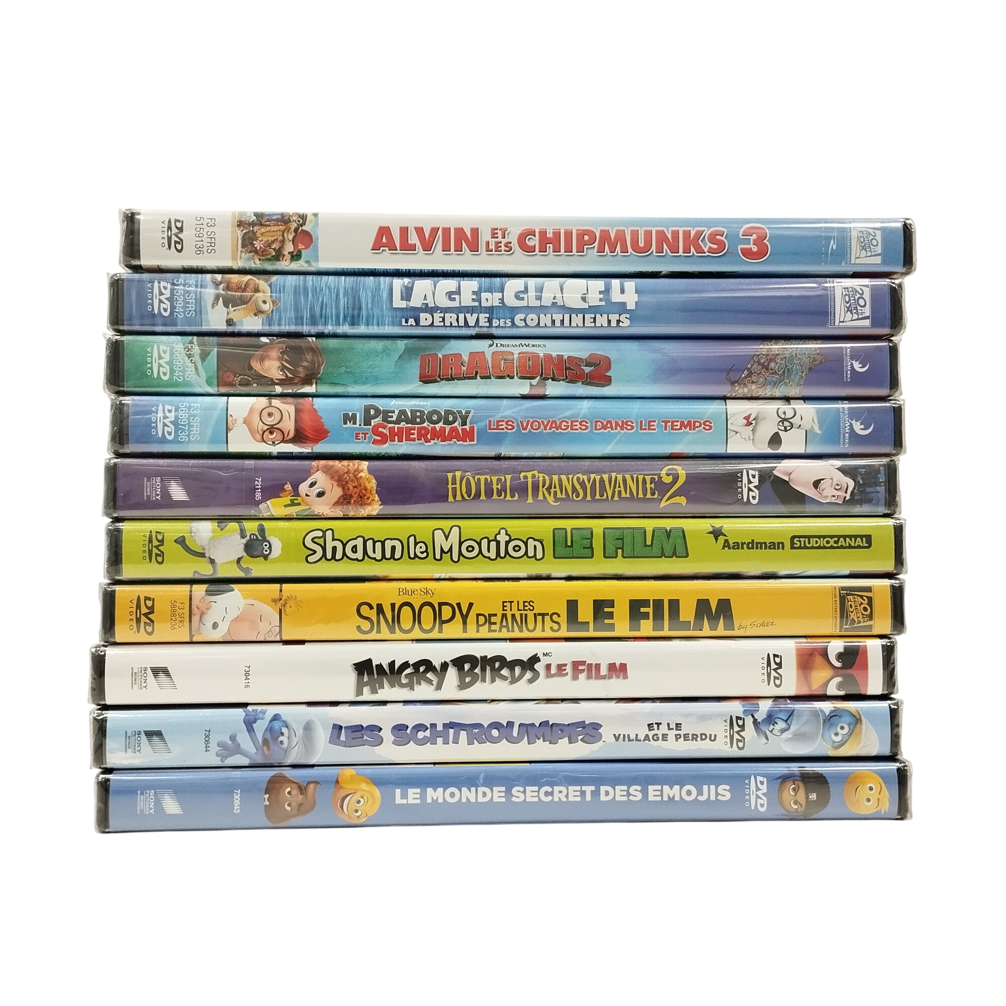 Acheter Lot de 10 films d'animation pour les enfants en DVD Comme neuf - 21,00 € Lot de 10 films d'animation pour les enfants en DVD Comme neuf - reconditionné disponible sur Label Emmaüs