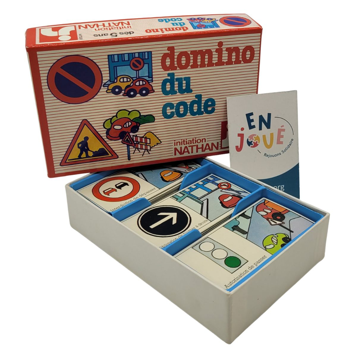 Voir photo 2 de Jeu de société - Domino du Code -Vintage - Nathan - A partir de 5 ans. Jeu de société - Domino du Code -Vintage - Nathan - A partir de 5 ans. - Vue 2 -