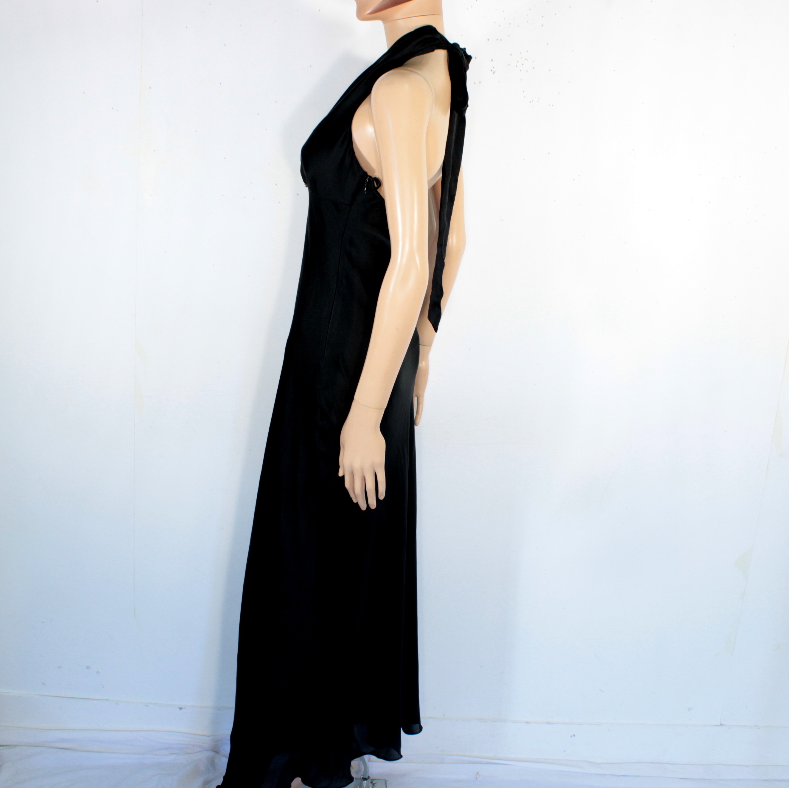 Robe De Cérémonie Noire ANGEL DREAM Taille 2 - Bon état - Photo 3