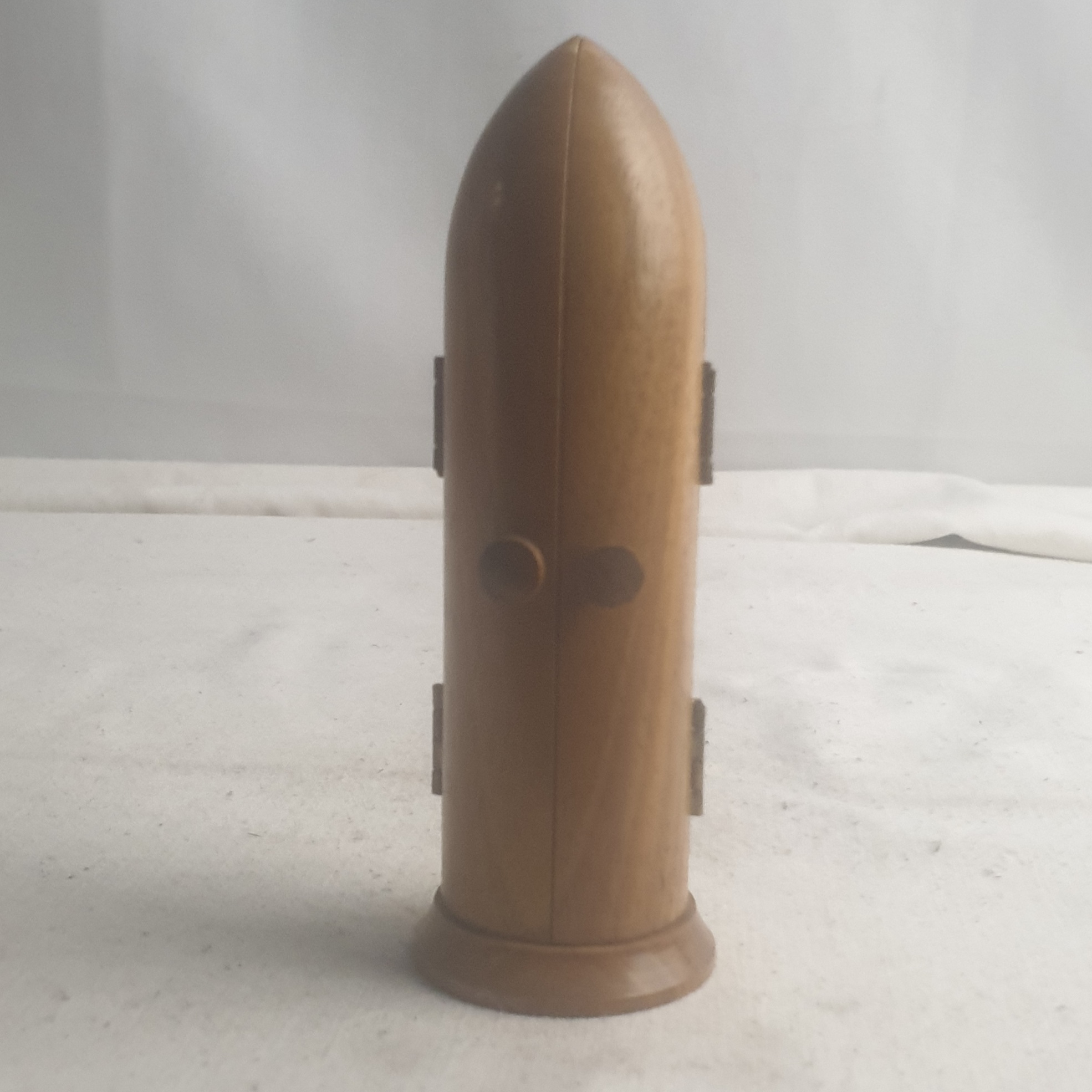 Statue sainte vierge et ogive en bois 12cm  - Photo 2